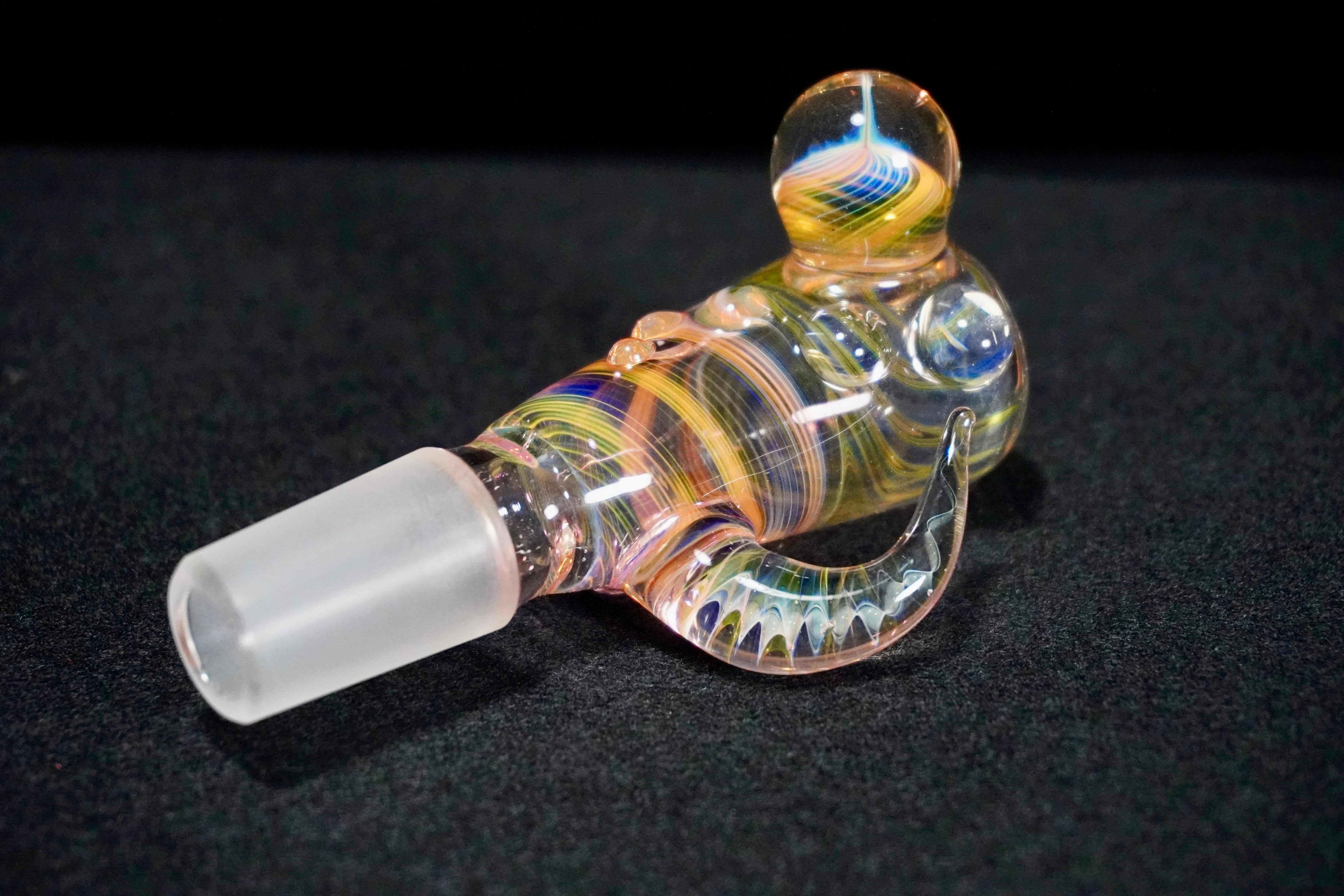 B$ Glass Fumed 18mm Dubs Slide