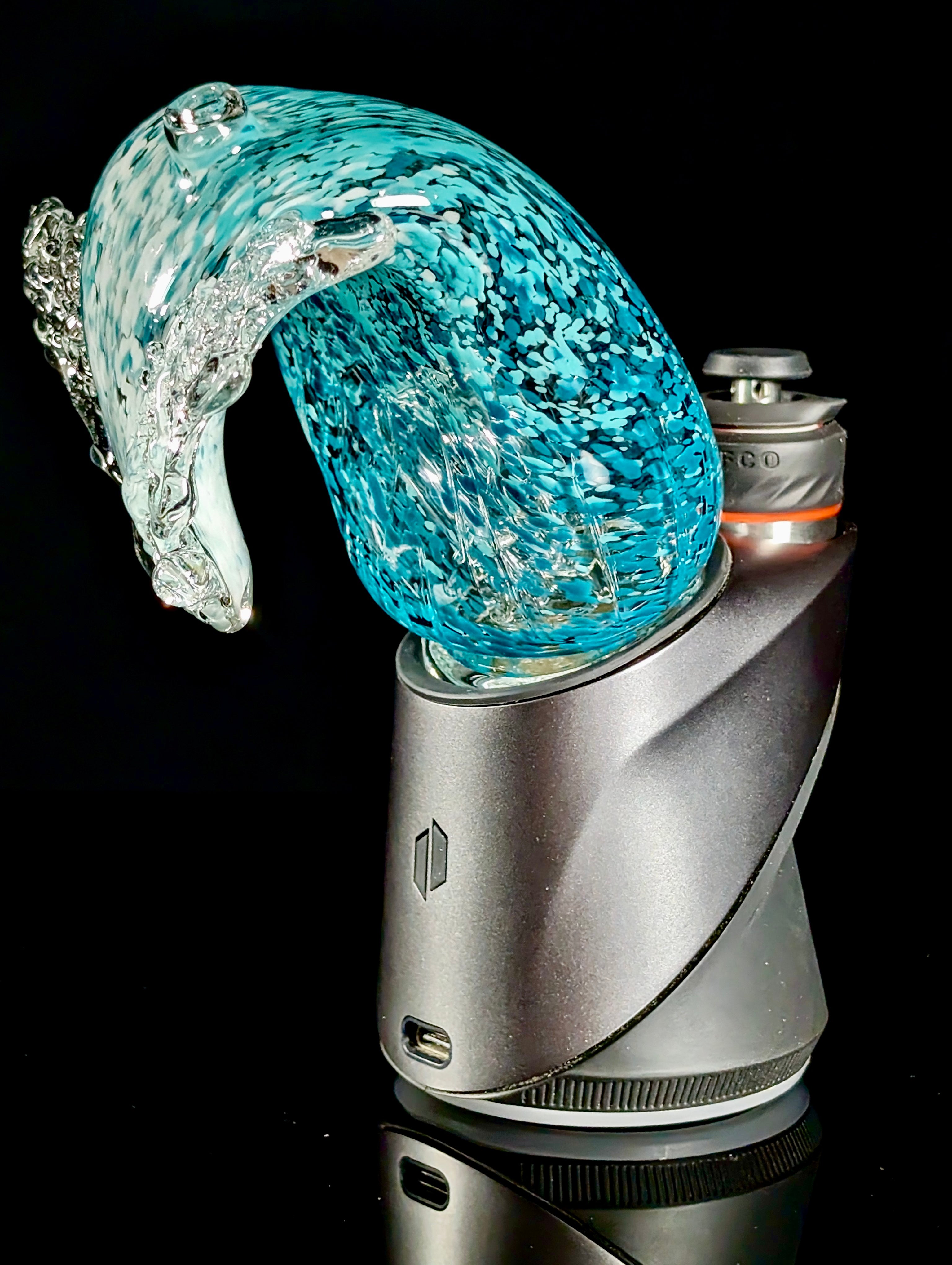 Black Sand Glass Puffco Peak Wave Top