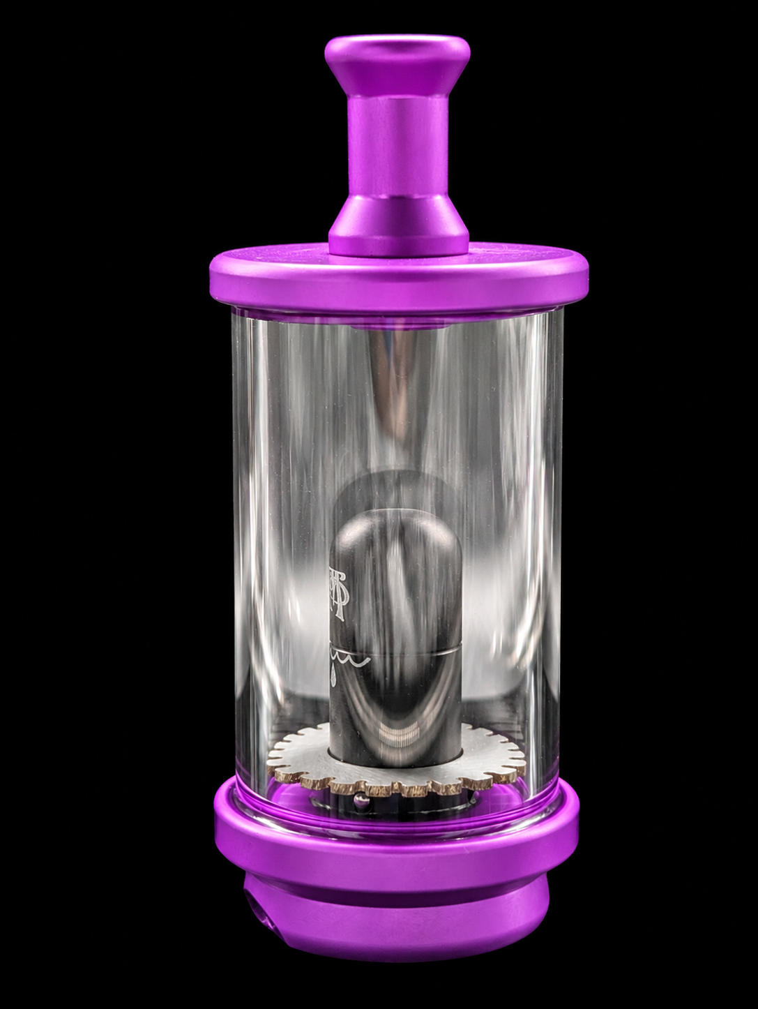 Madhatter Glassworks Purple Chuggler – Puffco Peak Bubbler Top
