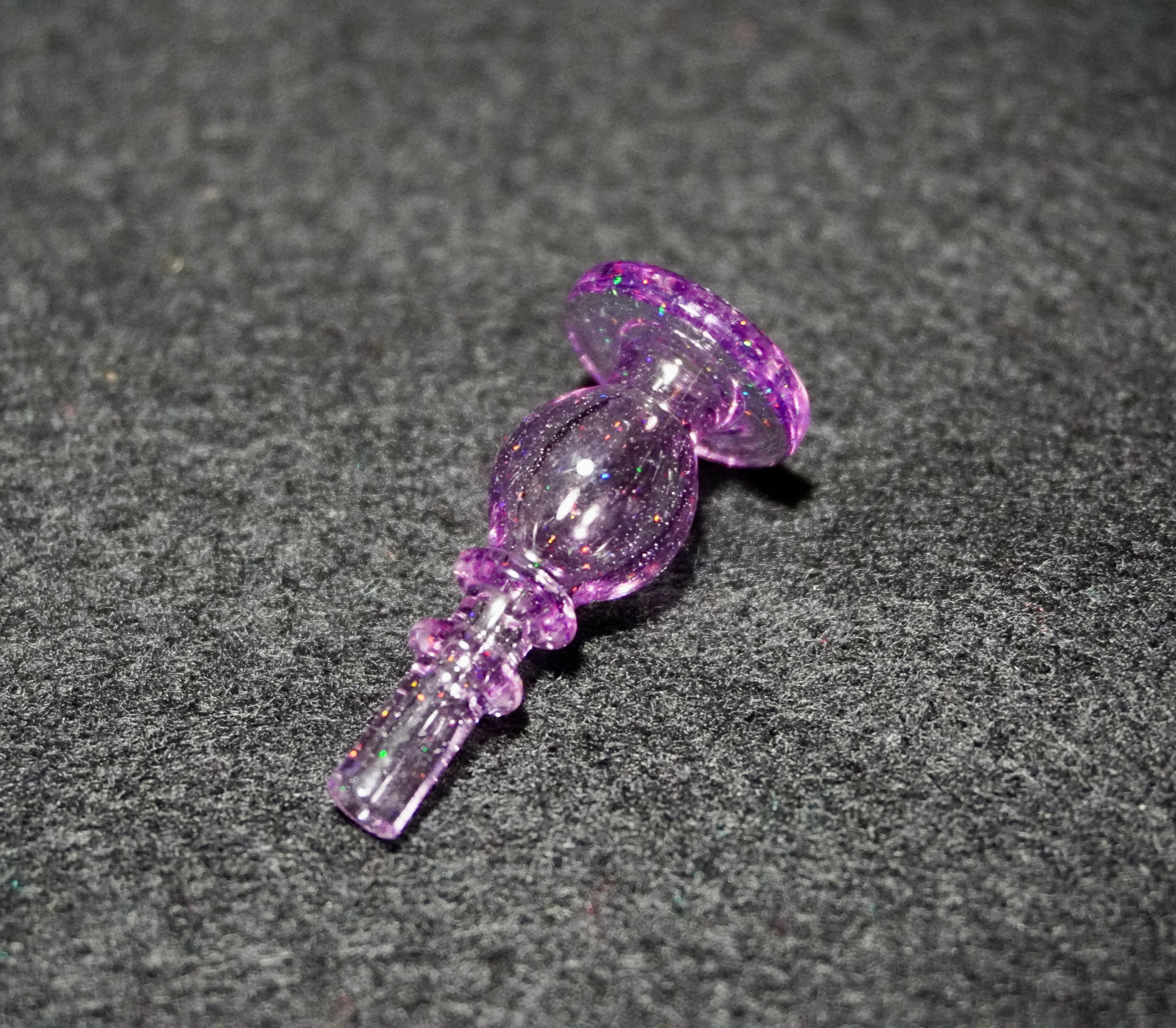 Charlie Shaw Glass Purple Cropal Puffco Peak Pro XL Joystick