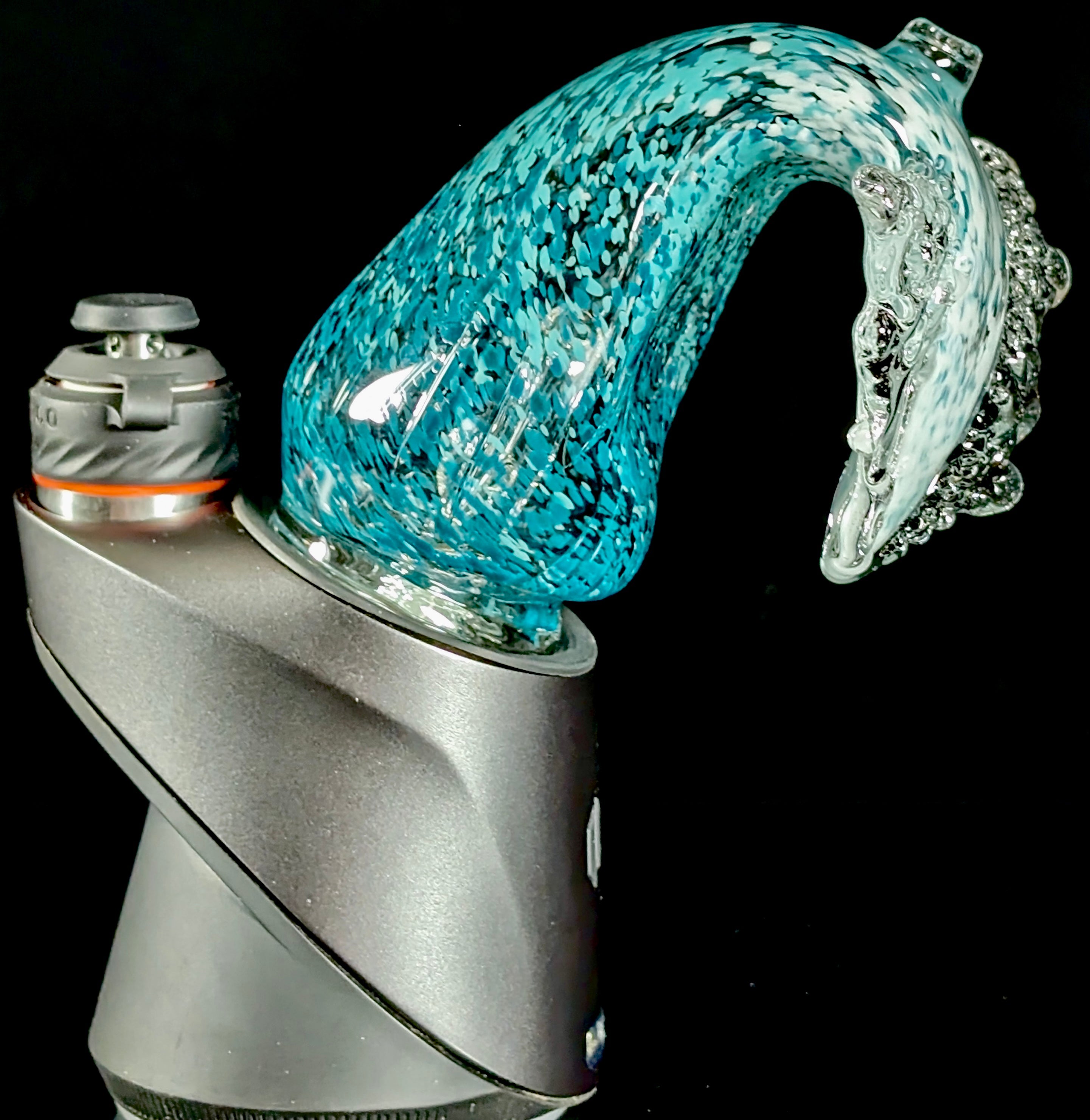 Black Sand Glass Puffco Peak Wave Top