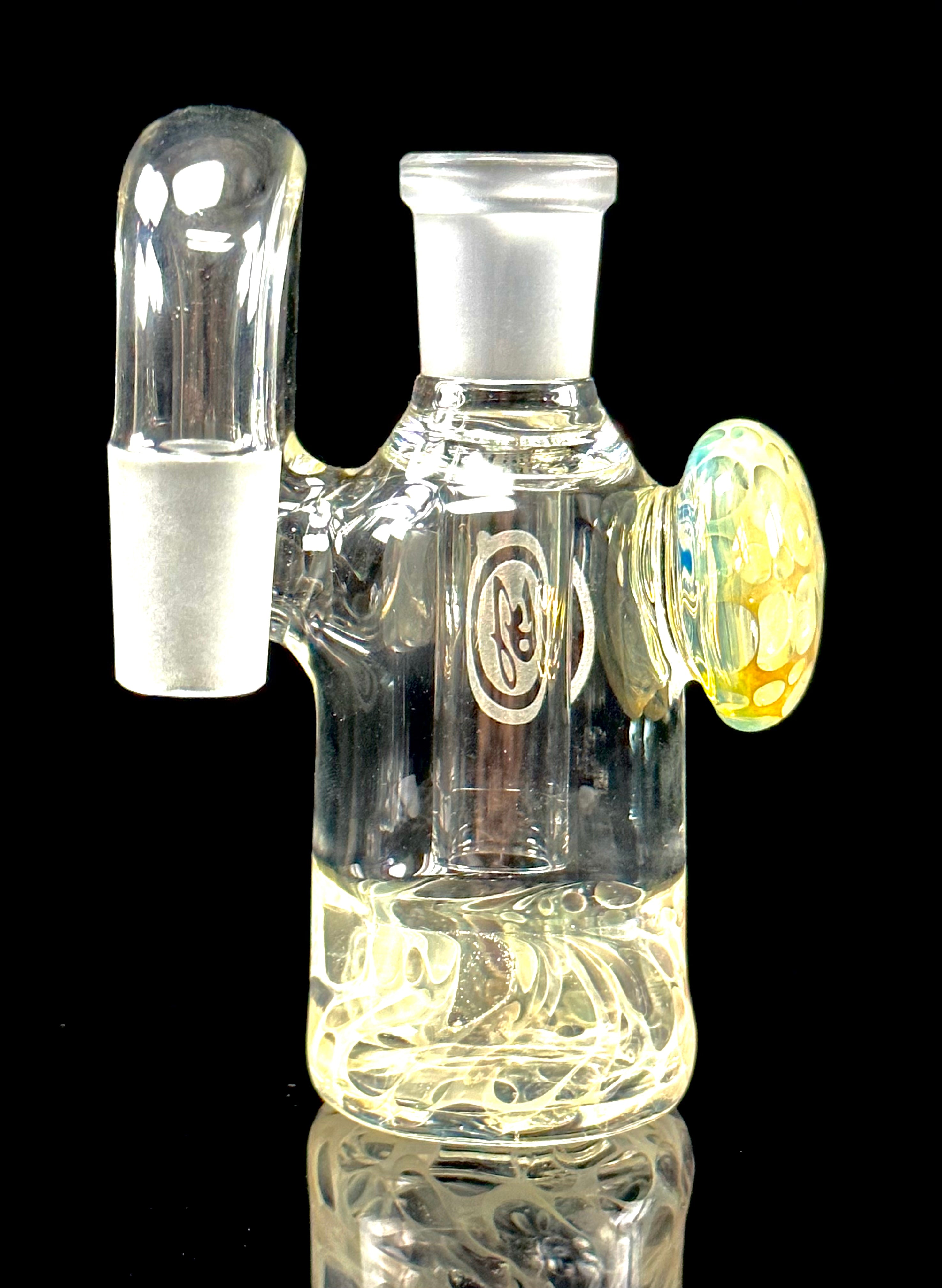 OJ Flame Silver Fumed 18mm 90 Degree Dry Catch