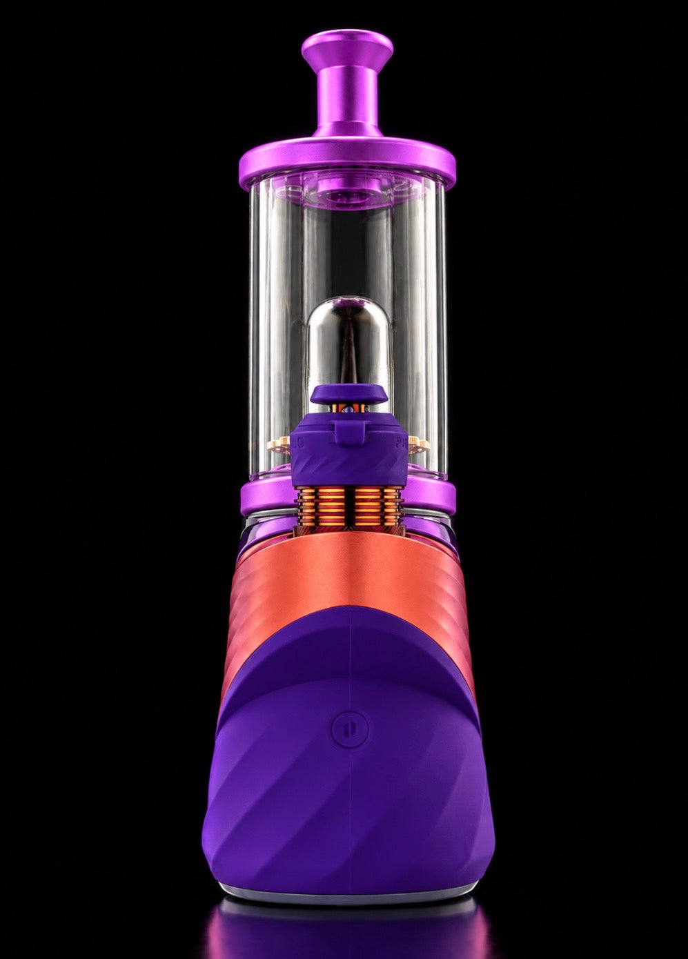 Madhatter Glassworks Purple Chuggler – Puffco Peak Bubbler Top