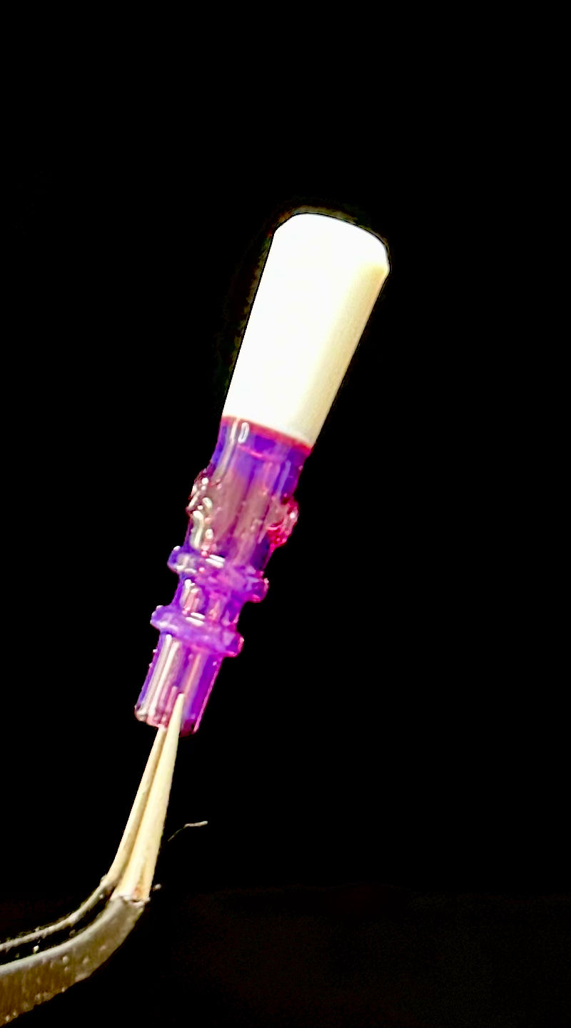 Moore Glass Design Puffco Peak 3DXL Lotus White & Royal Jelly Joystick