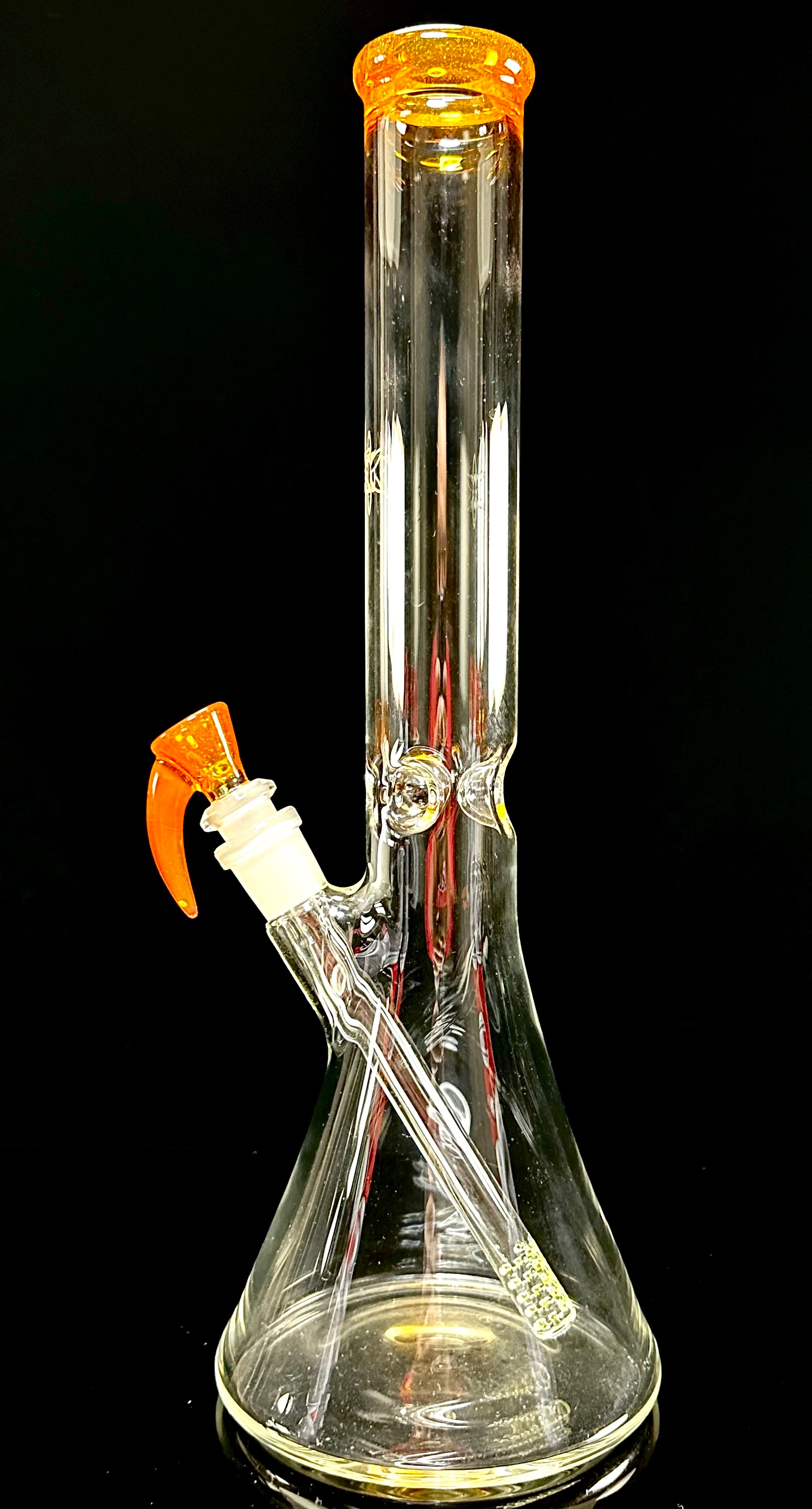 ILL Glass Thomas's Orange 15.5" Beaker