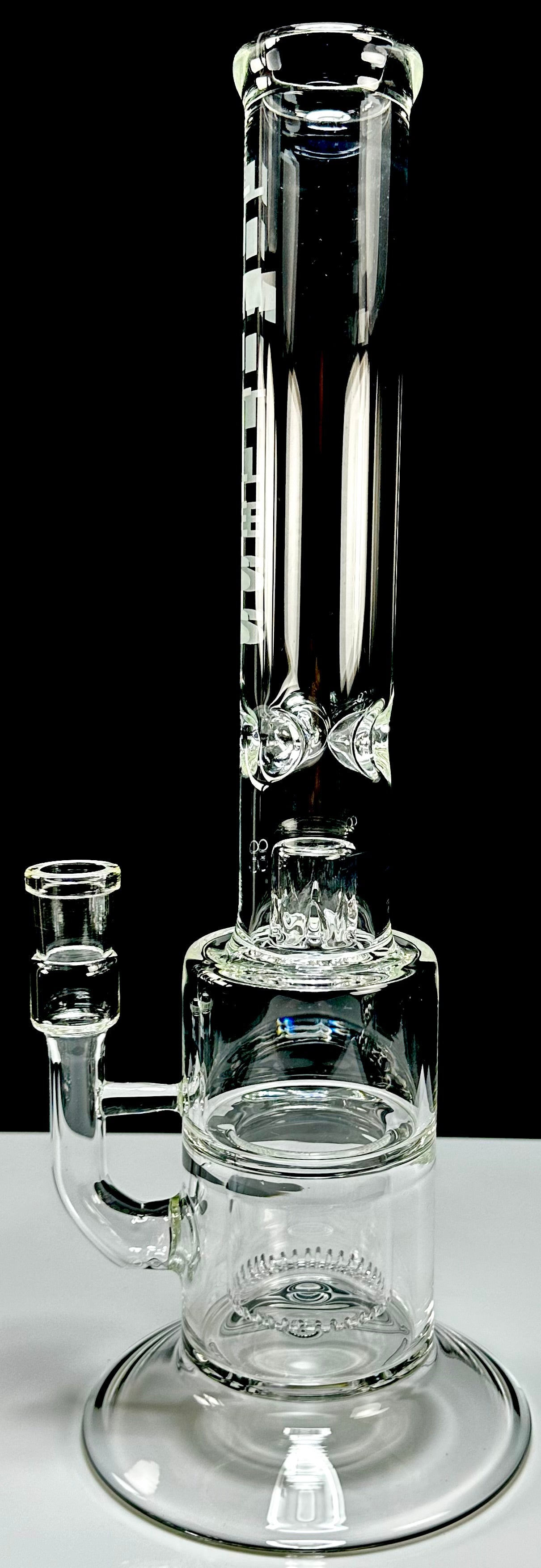 LIMITLESS GLASS SINGLE SHOWERHEAD FLOWER TUBE