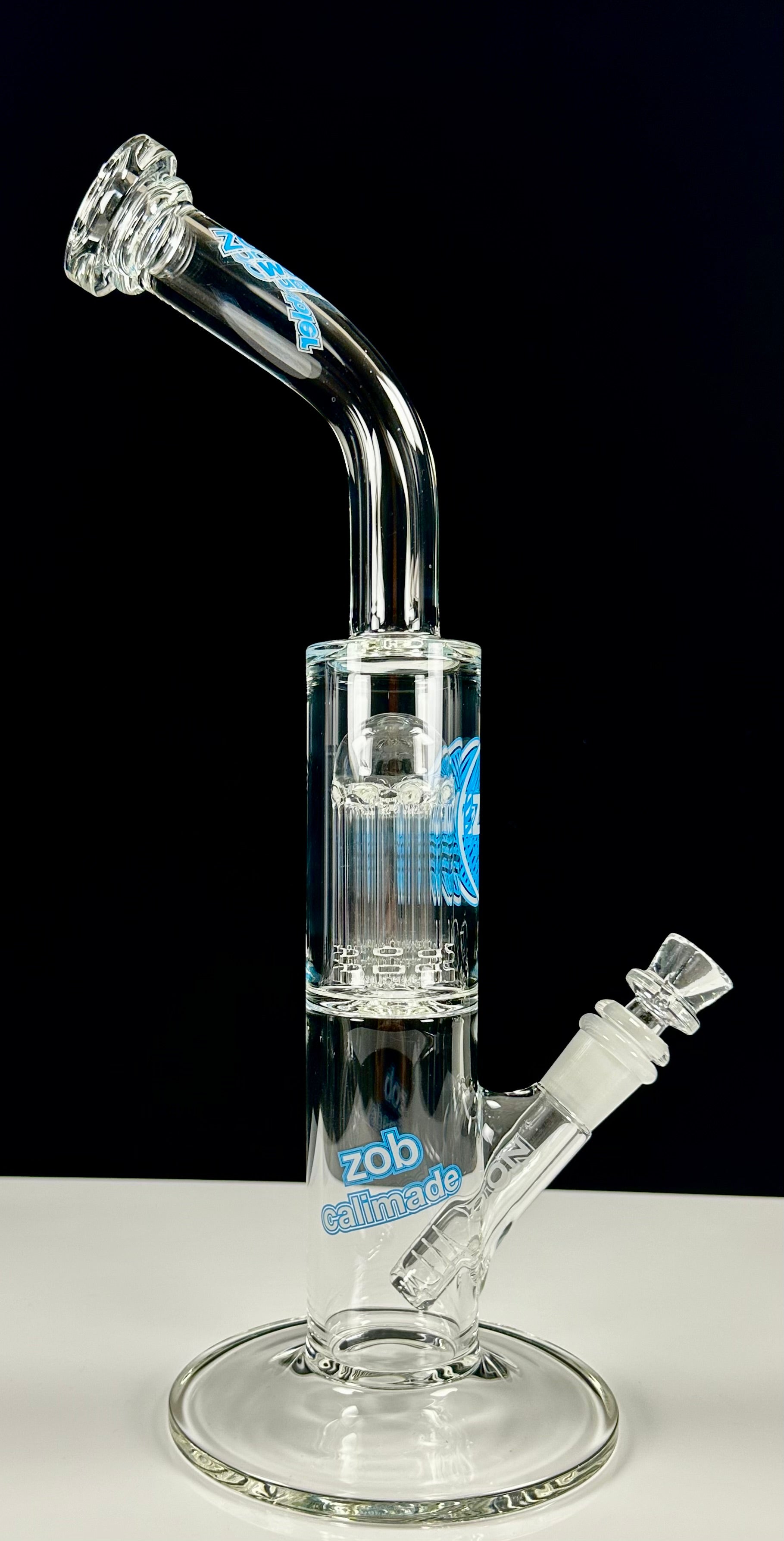 Zob 14.5" Straight Tube Wubbler with 8 Arm Tree Percolator