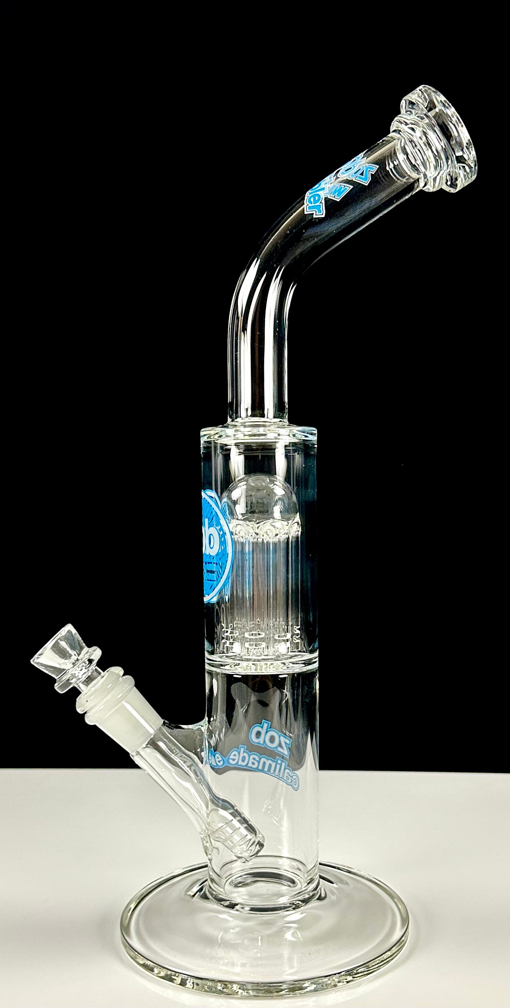 Zob 14.5" Straight Tube Wubbler with 8 Arm Tree Percolator