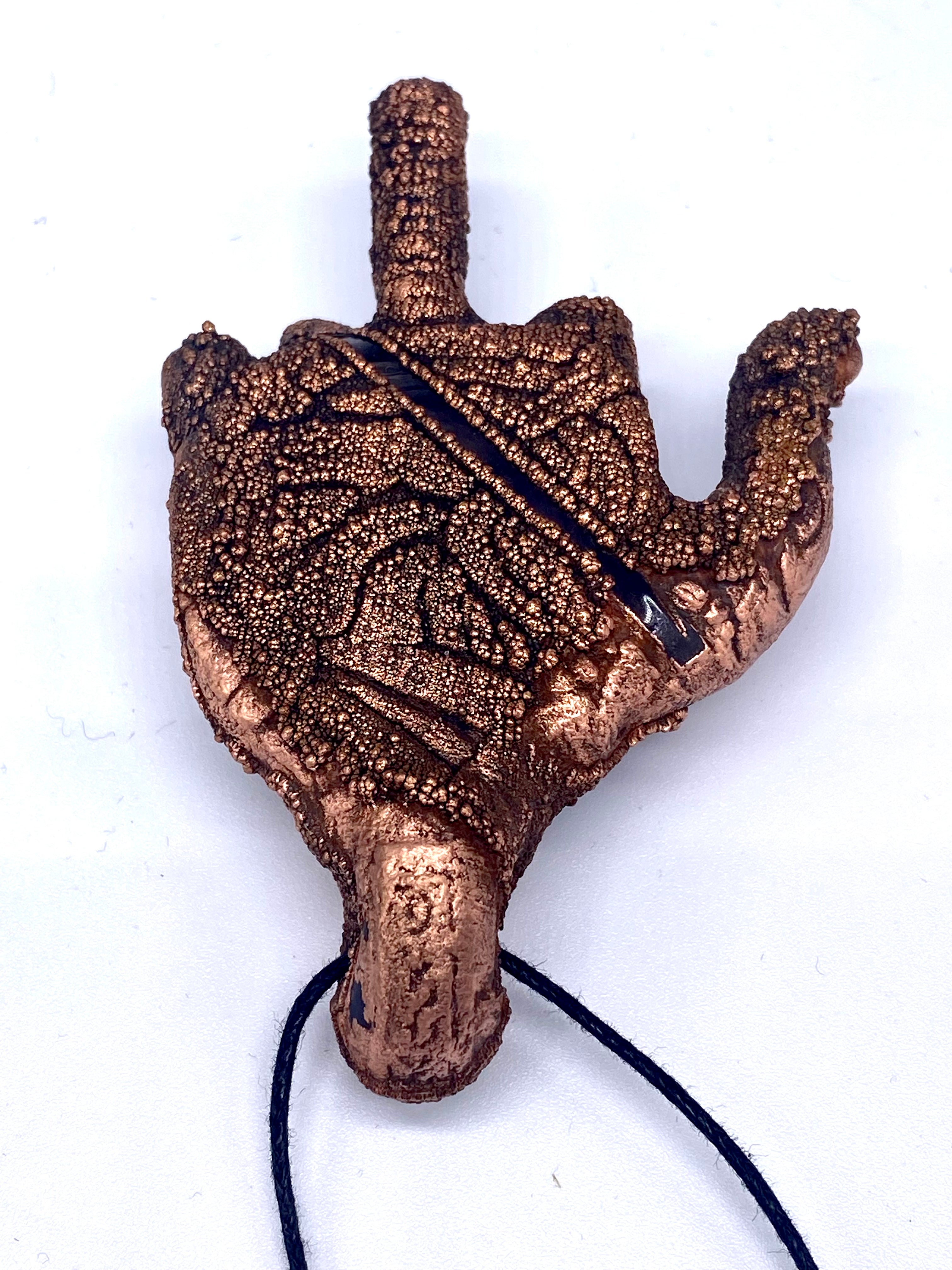 Eka Glass x Lord Kramdar “Ur #1” E-Formed Copper Pendie