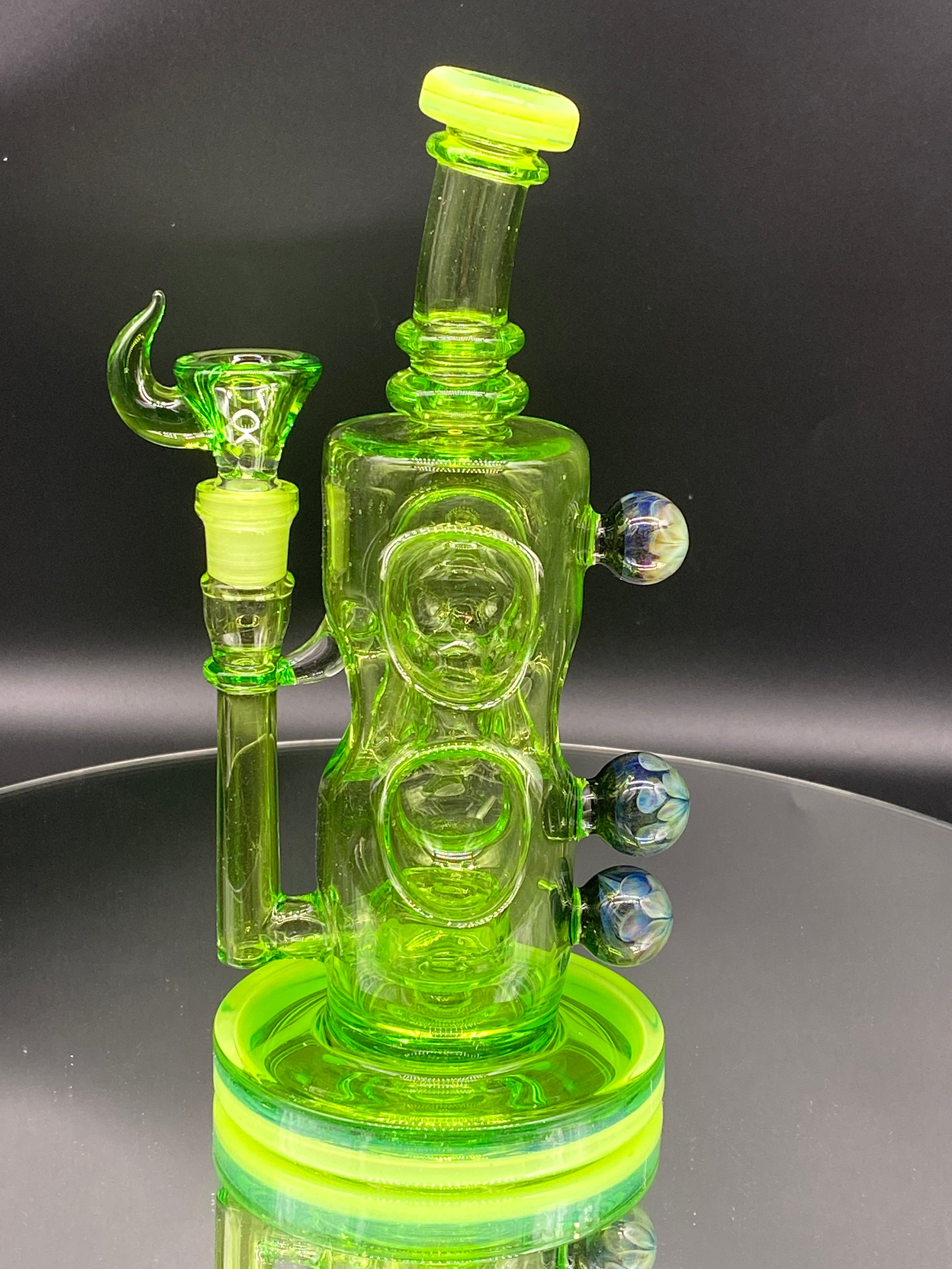 Davin Titland FULL COLOR Custom Rig with Marbles - TheSmokeyMcPotz Collection