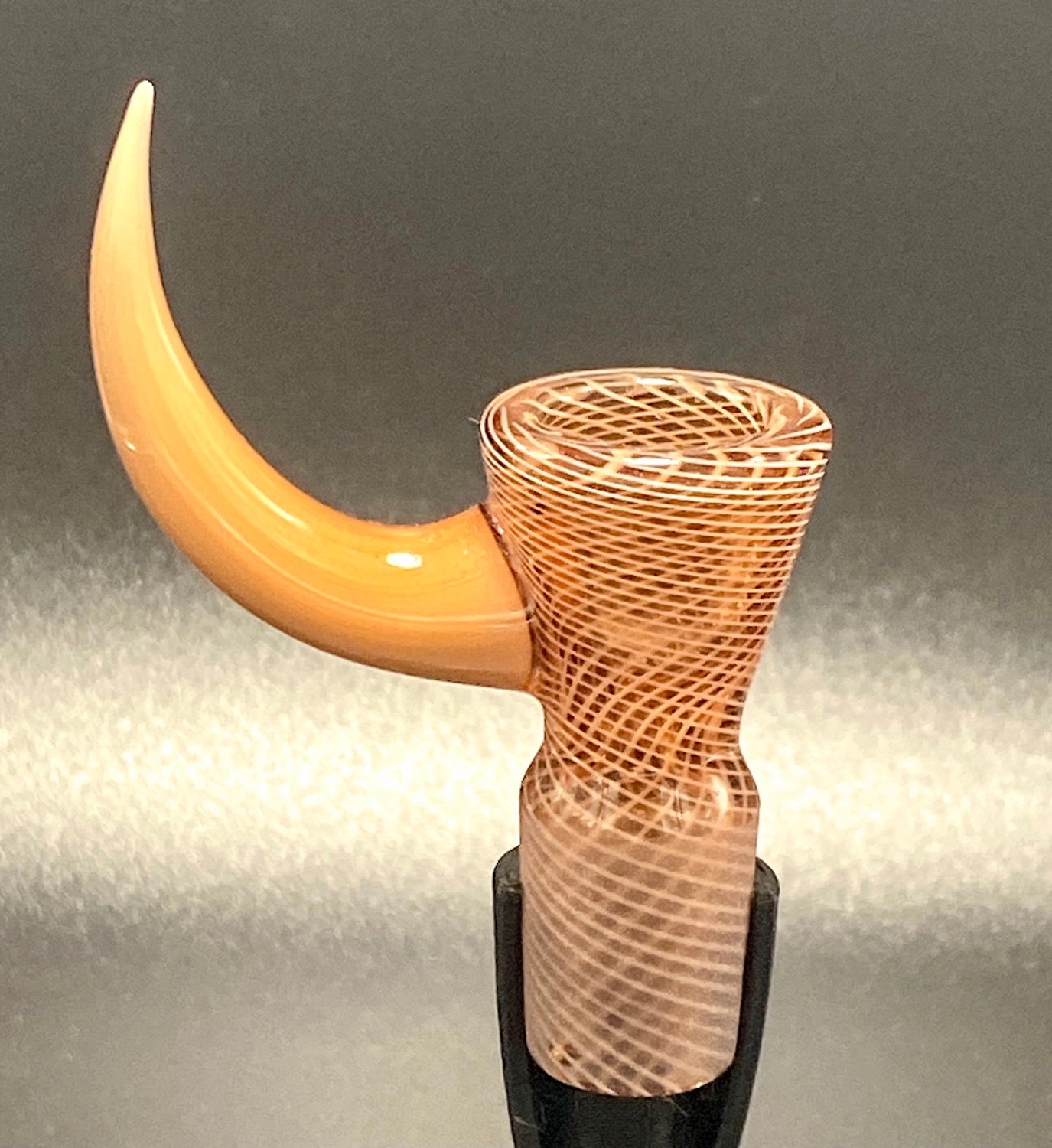 FULLY WORKED JOINT J-Honey Glassworks 18mm Reticello - TheSmokeyMcPotz Collection