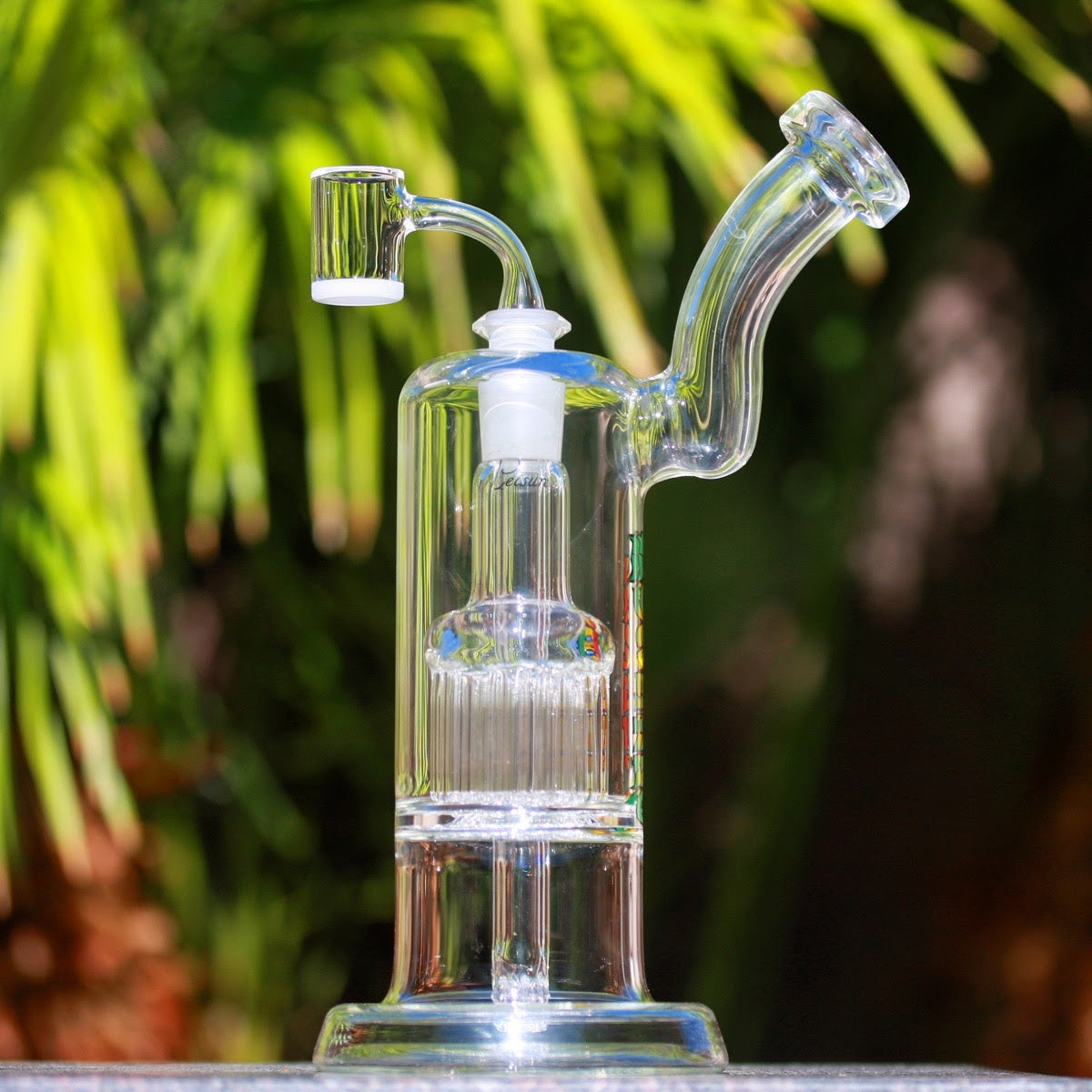 Leisure Glass Double Bubbler 13 Arm to 6 Arm 14mm - TheSmokeyMcPotz Collection