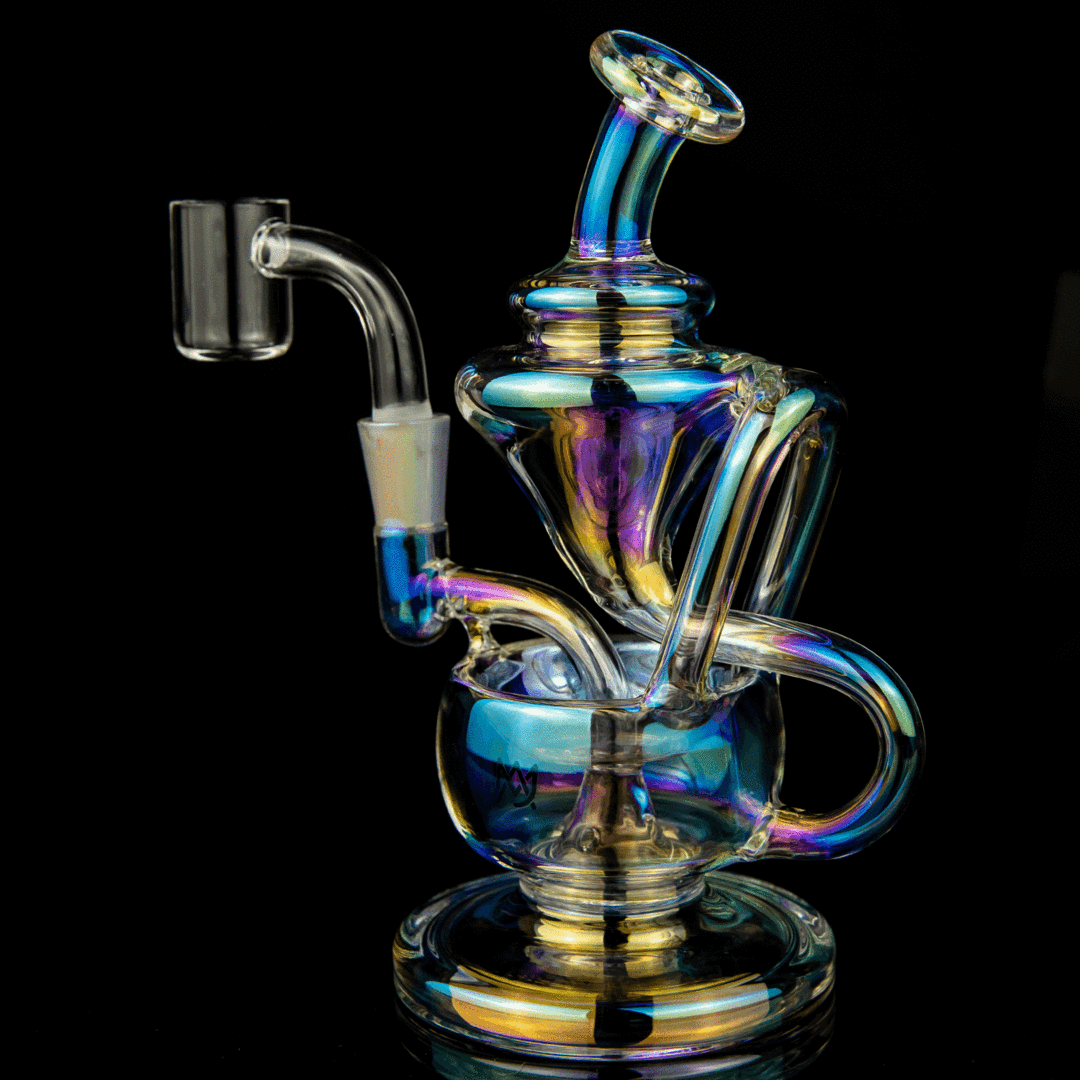 MJ Arsenal Claude Mini Dab Rig LE (Iriedescent) - TheSmokeyMcPotz Collection