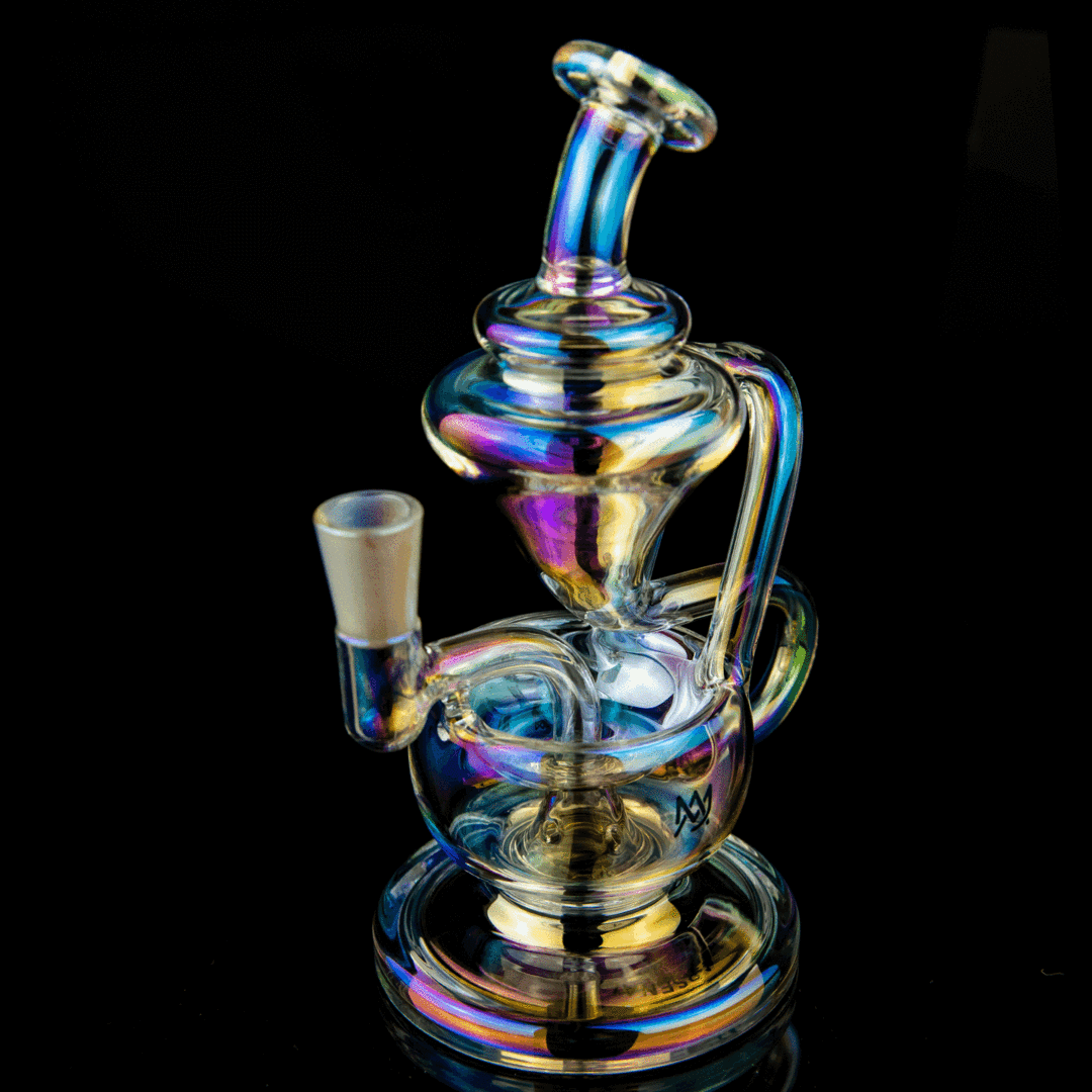 MJ Arsenal Claude Mini Dab Rig LE (Iriedescent) - TheSmokeyMcPotz Collection