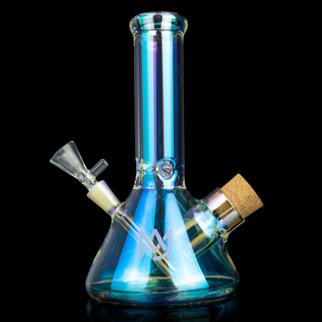 MJ Arsenal Cache - Mini Water Pipe LE (Iriedescent) - TheSmokeyMcPotz Collection