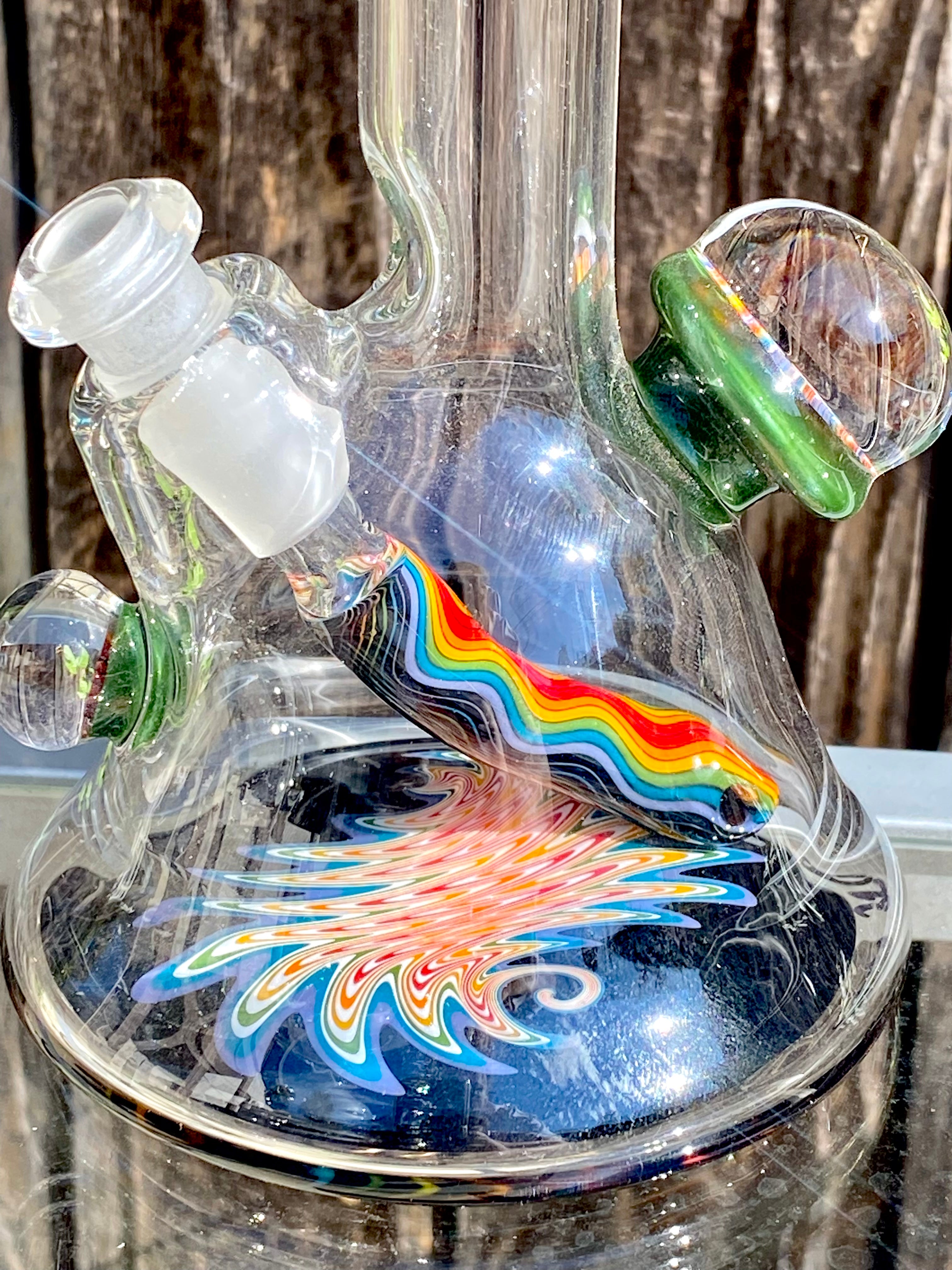 Ben Birney 10mm Rainbow Wig Wag Banger Hanger