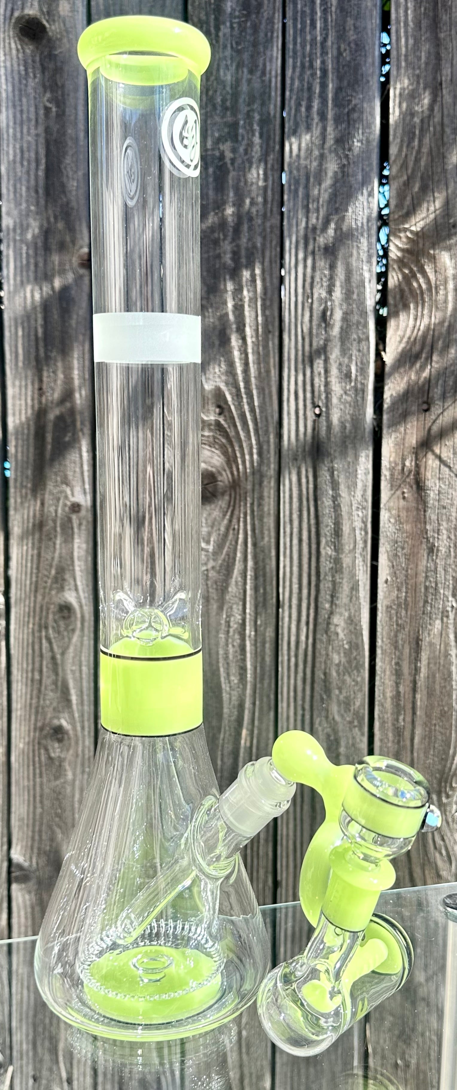 OJ Flame Antidote Collins Beaker w/ Matching Inline Ashcatcher