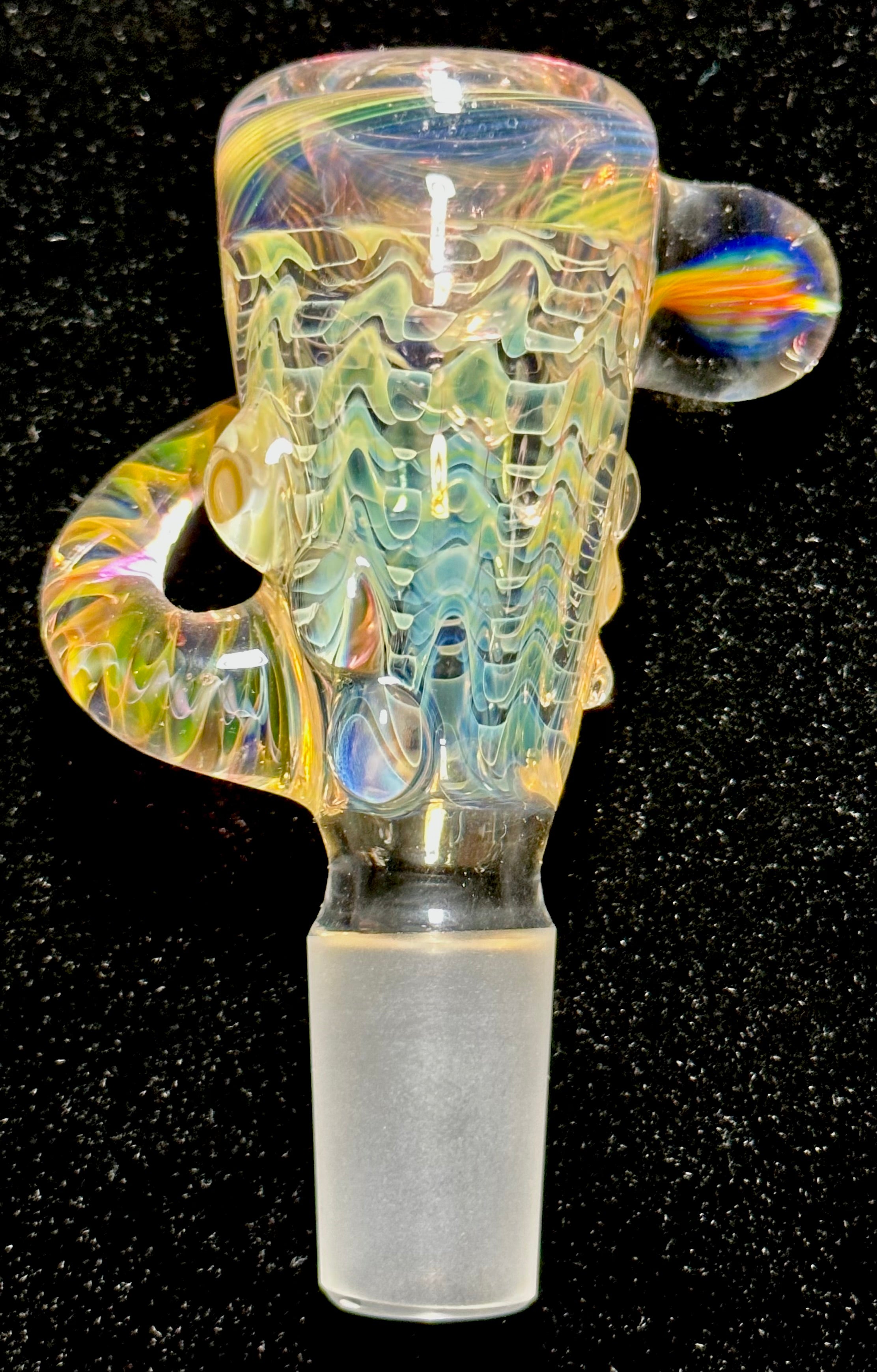 B $ Glass Fumed 18mm Dubs Slide#1