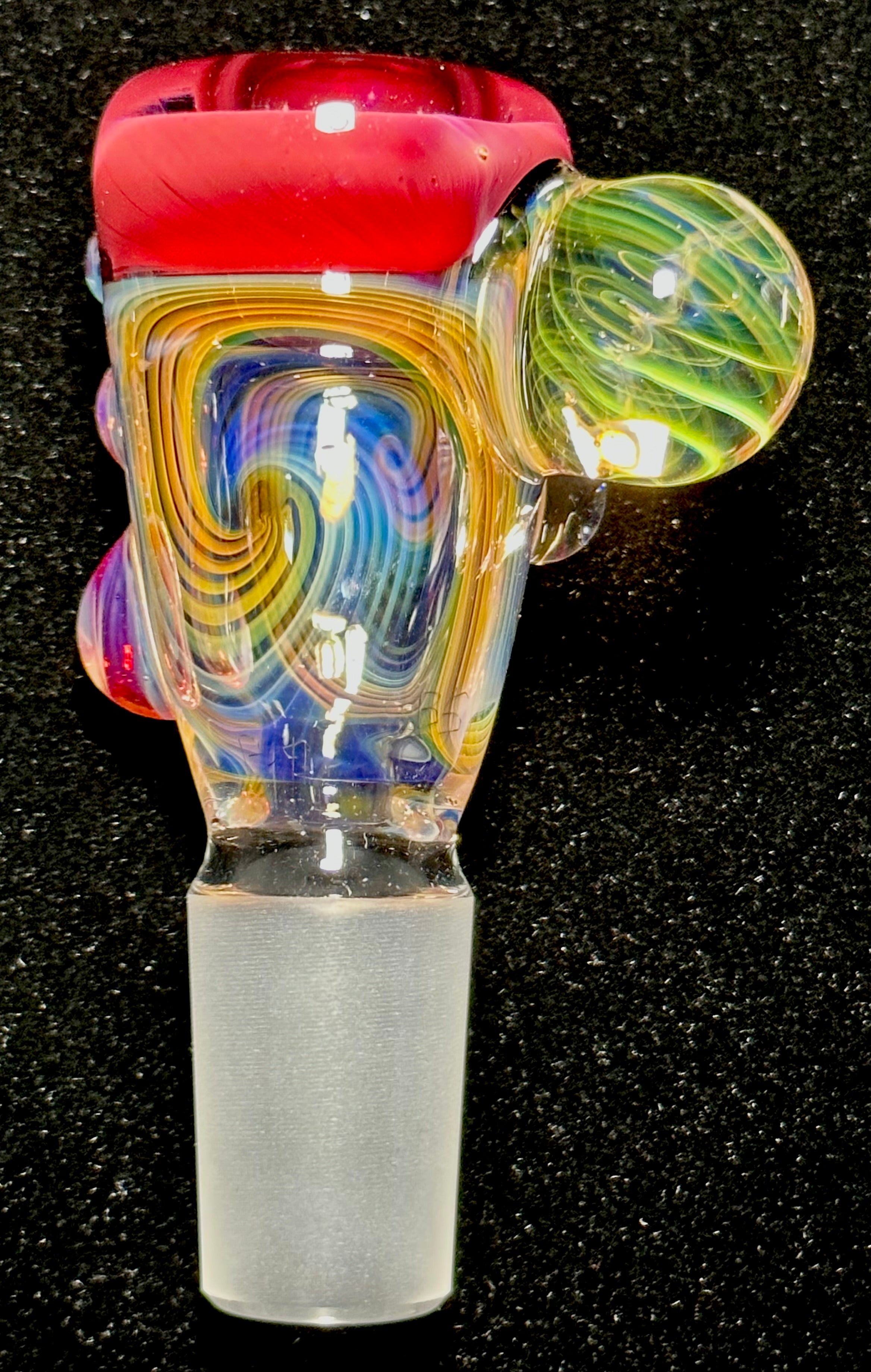 B$ Glass Aphrodisia 18mm Sawbucks Slide
