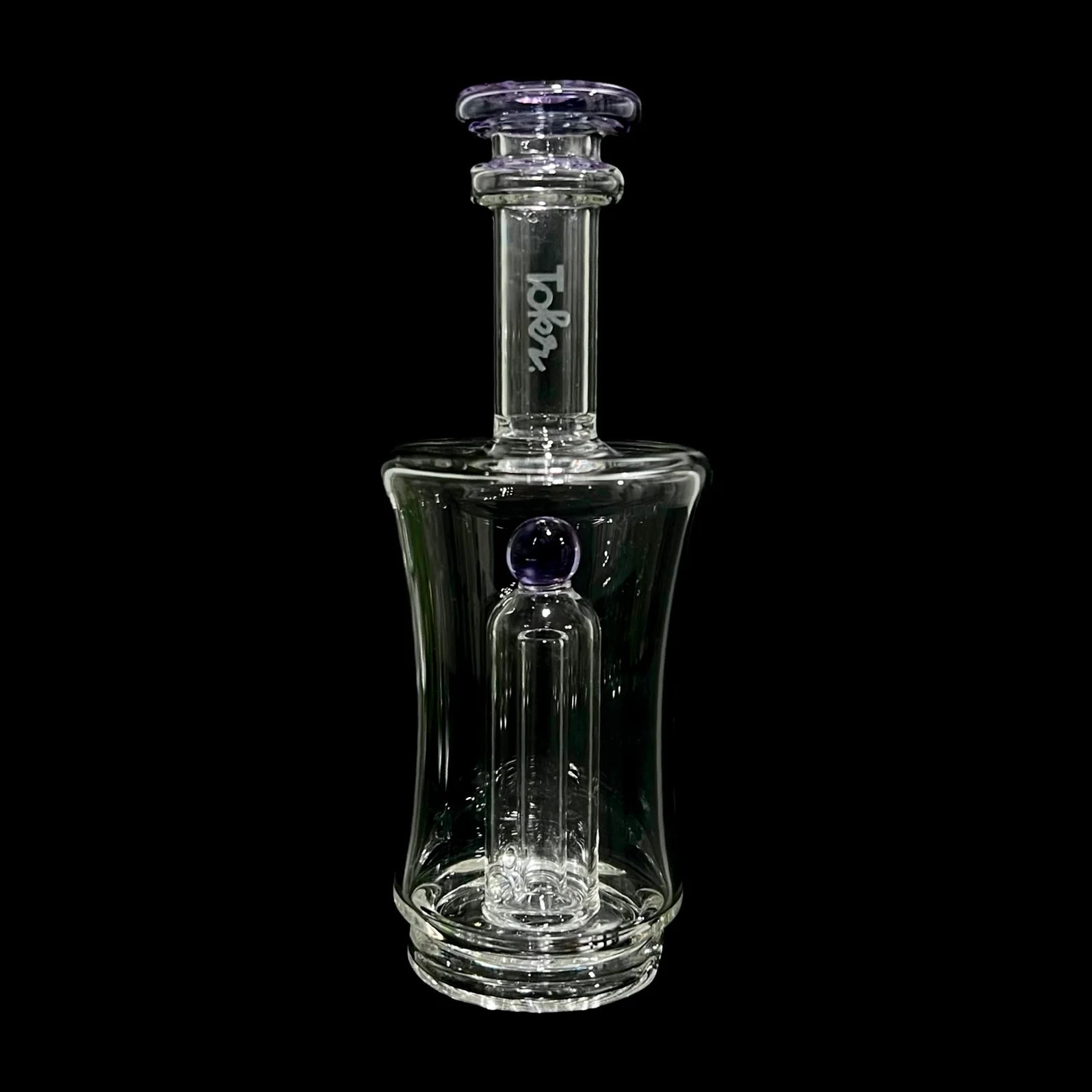 Tokr Glass Lavender Can Puffco Peak Top