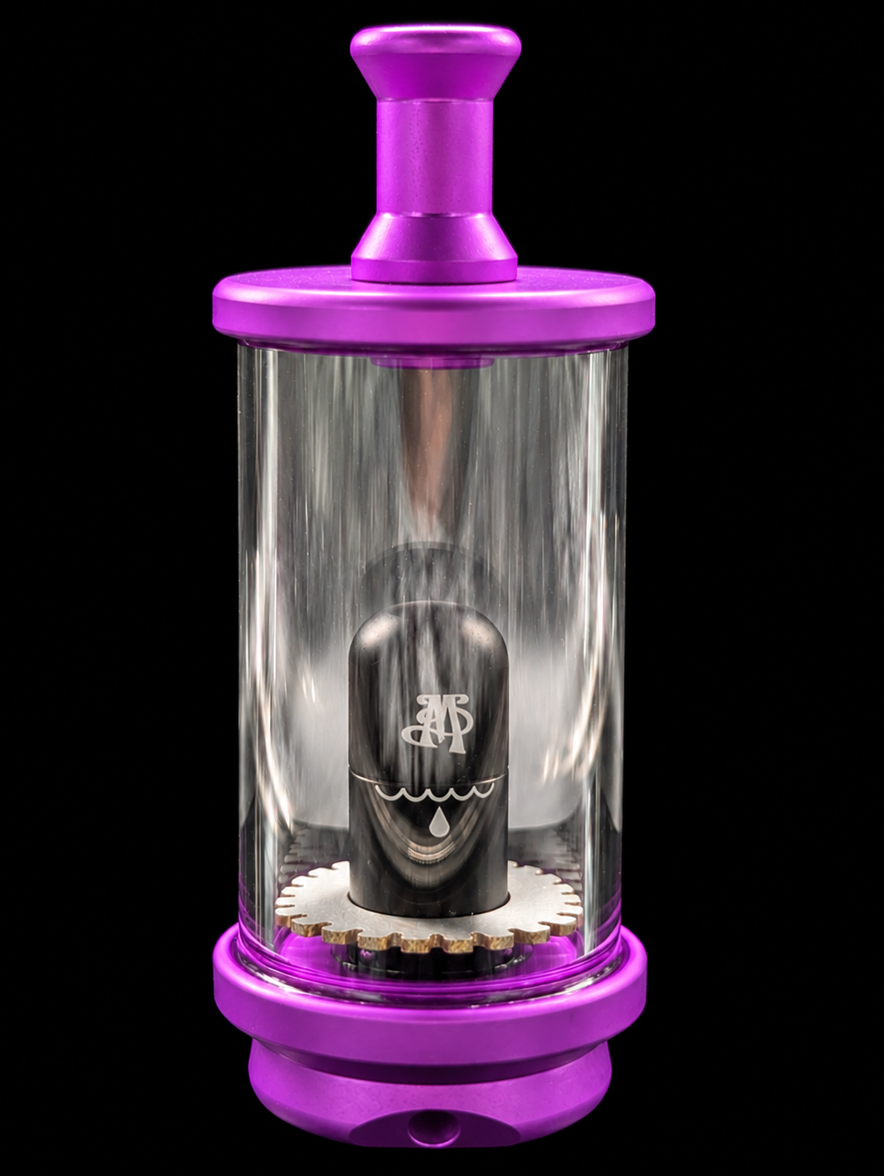 Madhatter Glassworks Purple Chuggler – Puffco Peak Bubbler Top