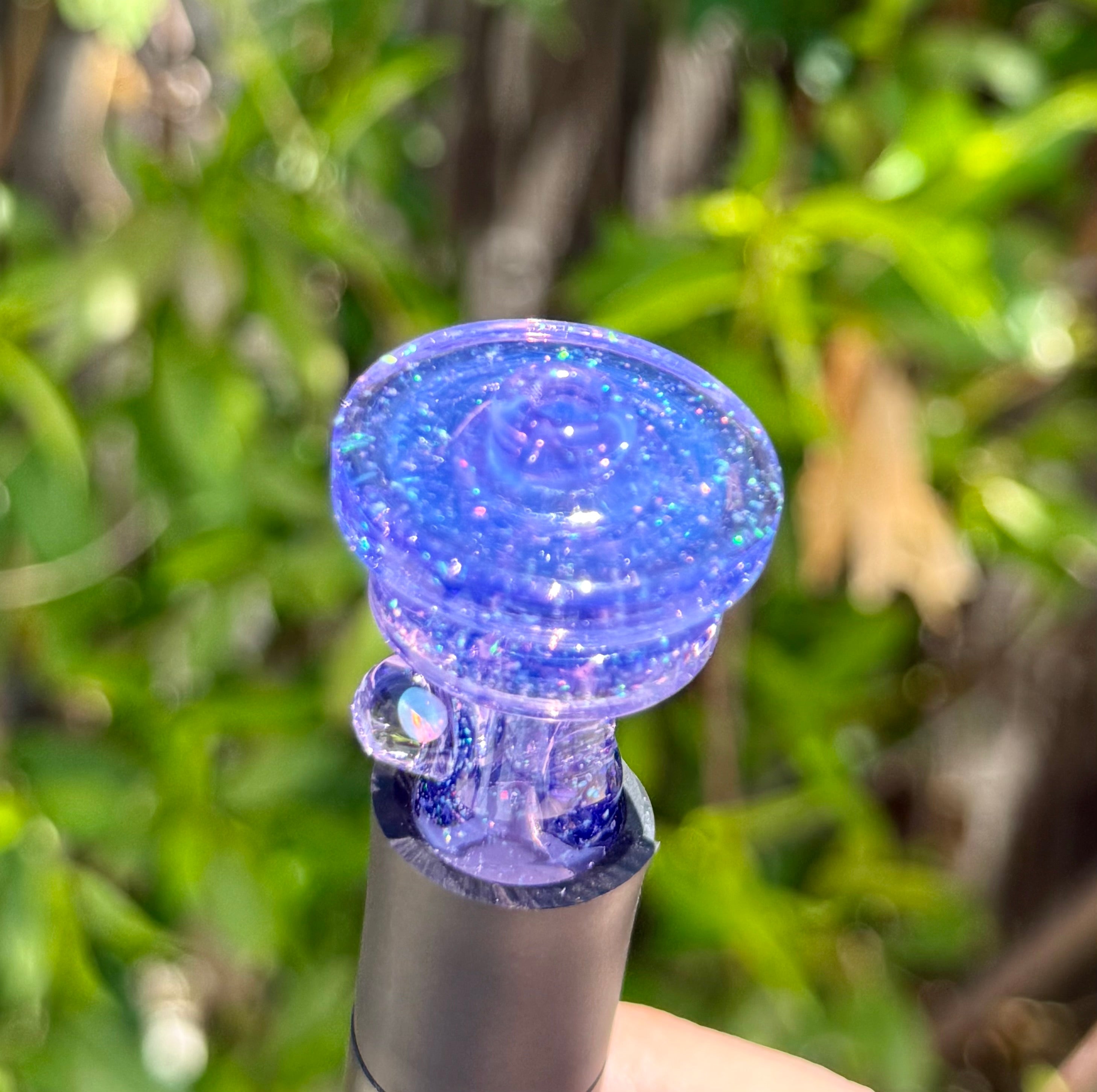 AJ Surf City Tubes Gold Purple Cropal with Opal Pivot Mouthpiece