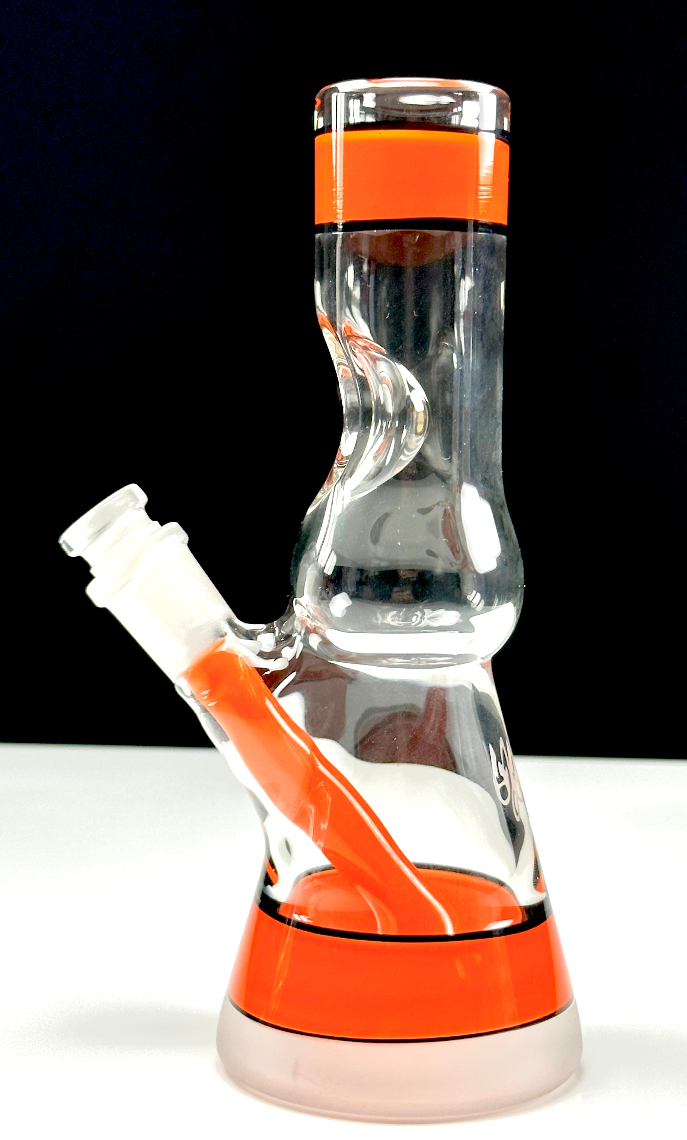 OJ Flame Orange Bottle Beaker Ash Catcher Set