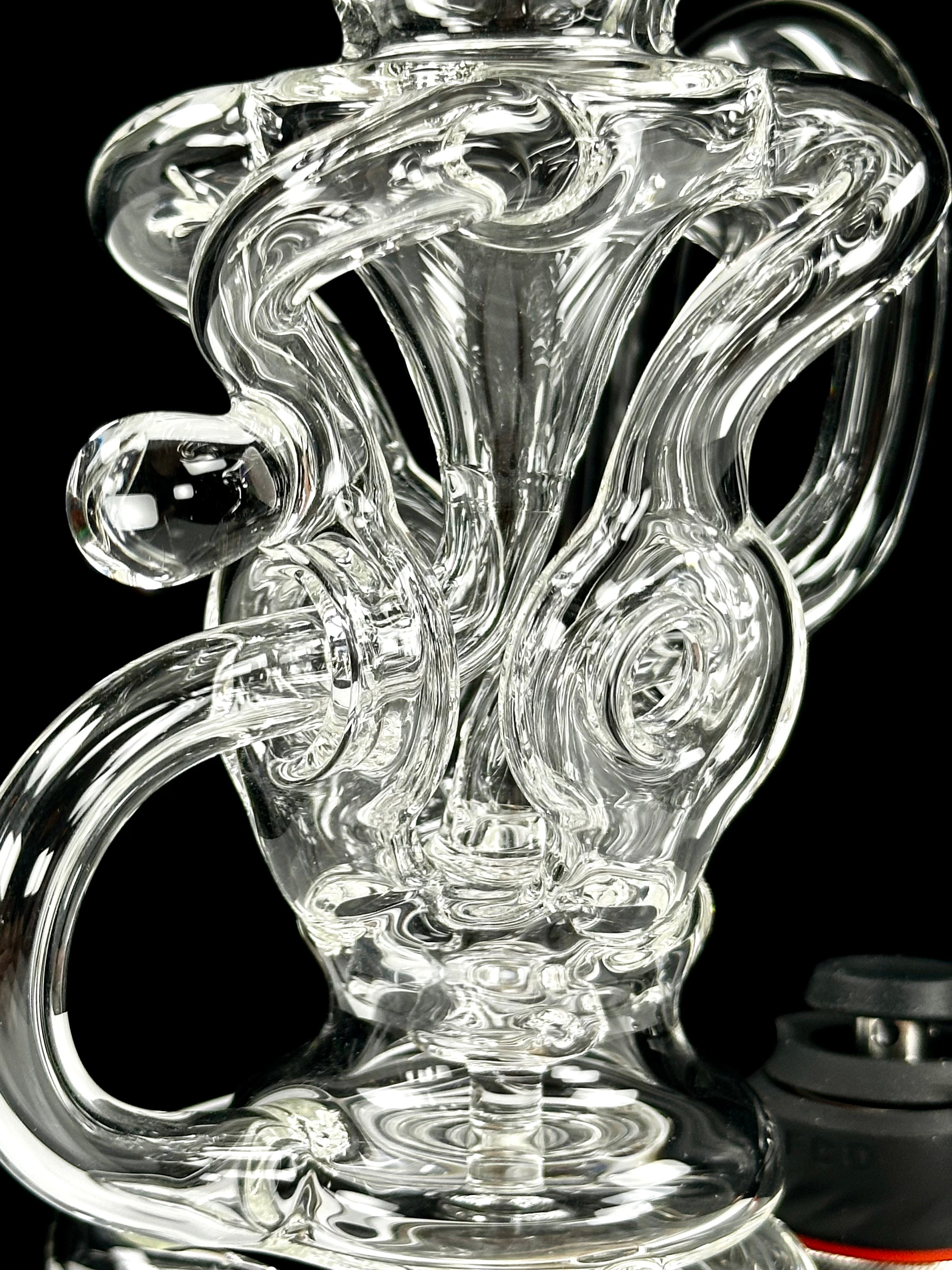 OTW Glass: Quad Donut Recycler Puffco Peak Top