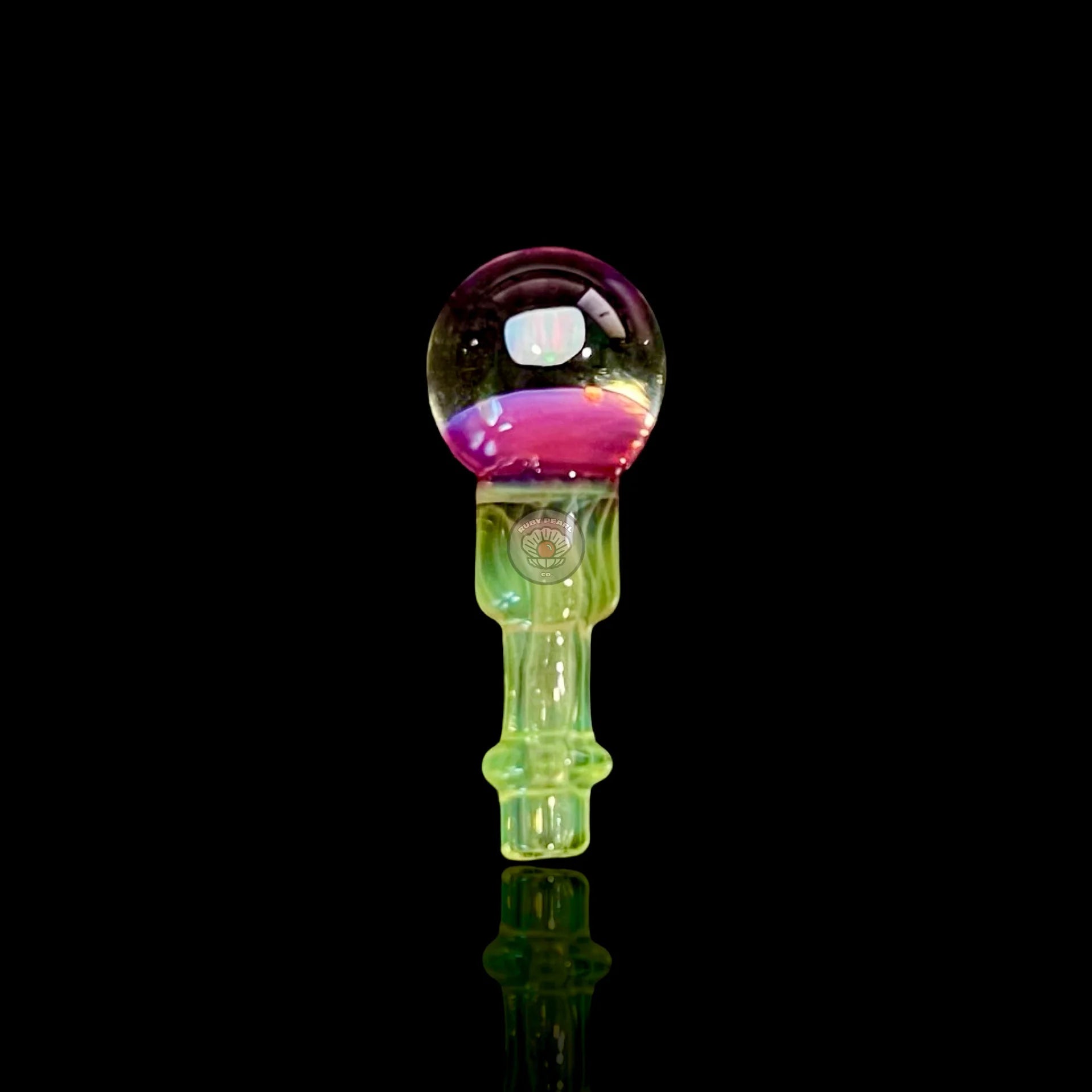 Tokr Glass Opal Rose Cloud & Slyme Puffco Peak 3DXL Joystick Cap