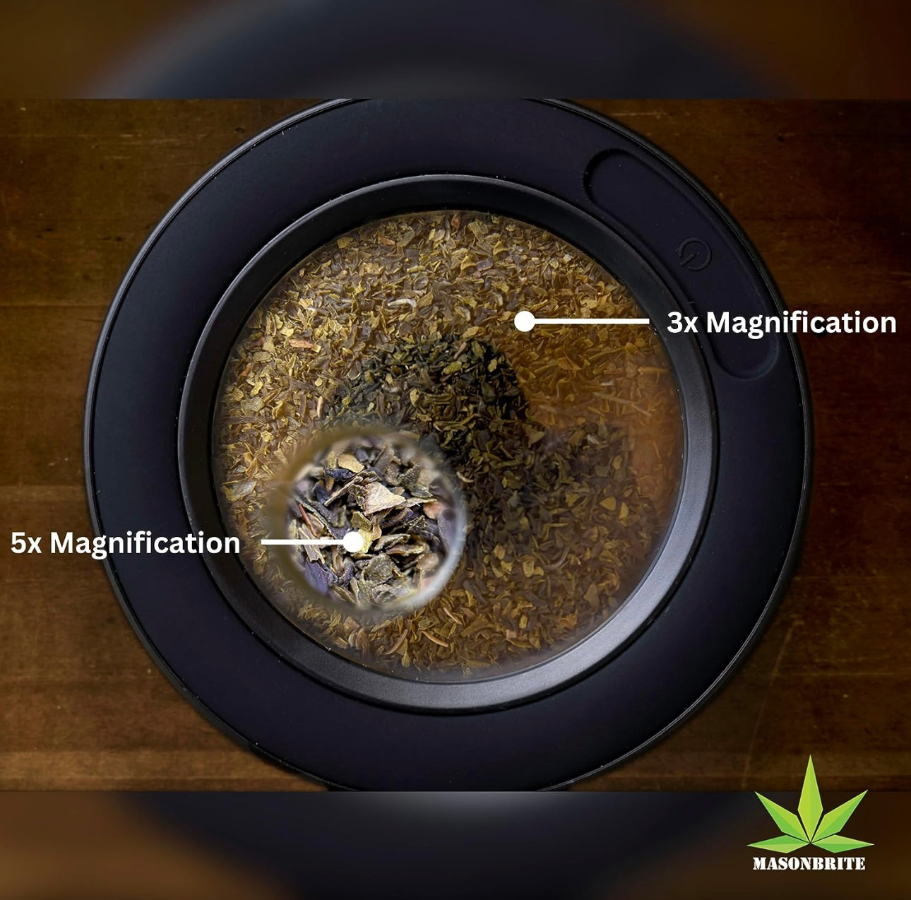 Mason Brite Magnifying Jar Clear