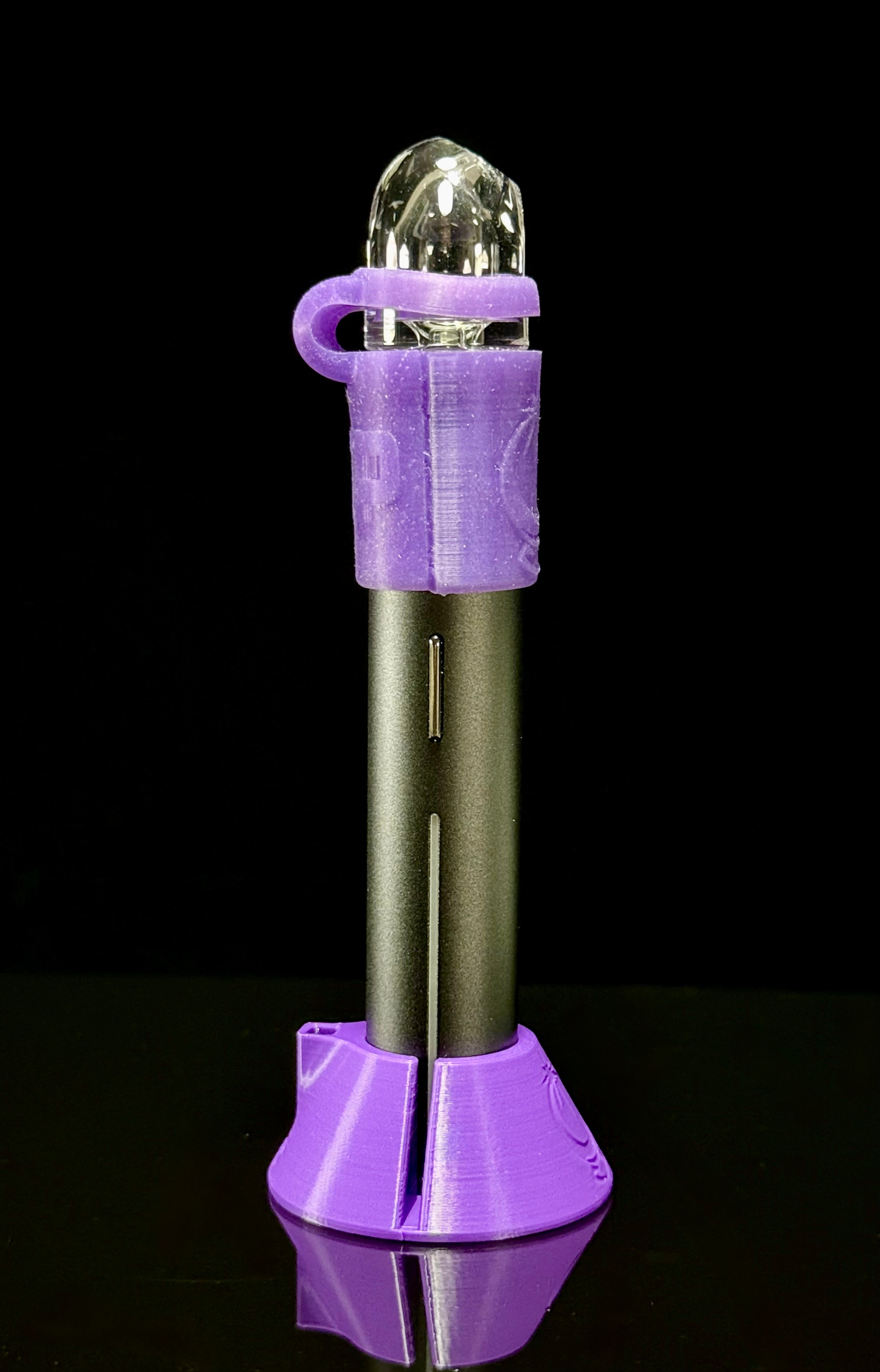 One Trick Pony Glass Pivot Tether & Stand Set Purple