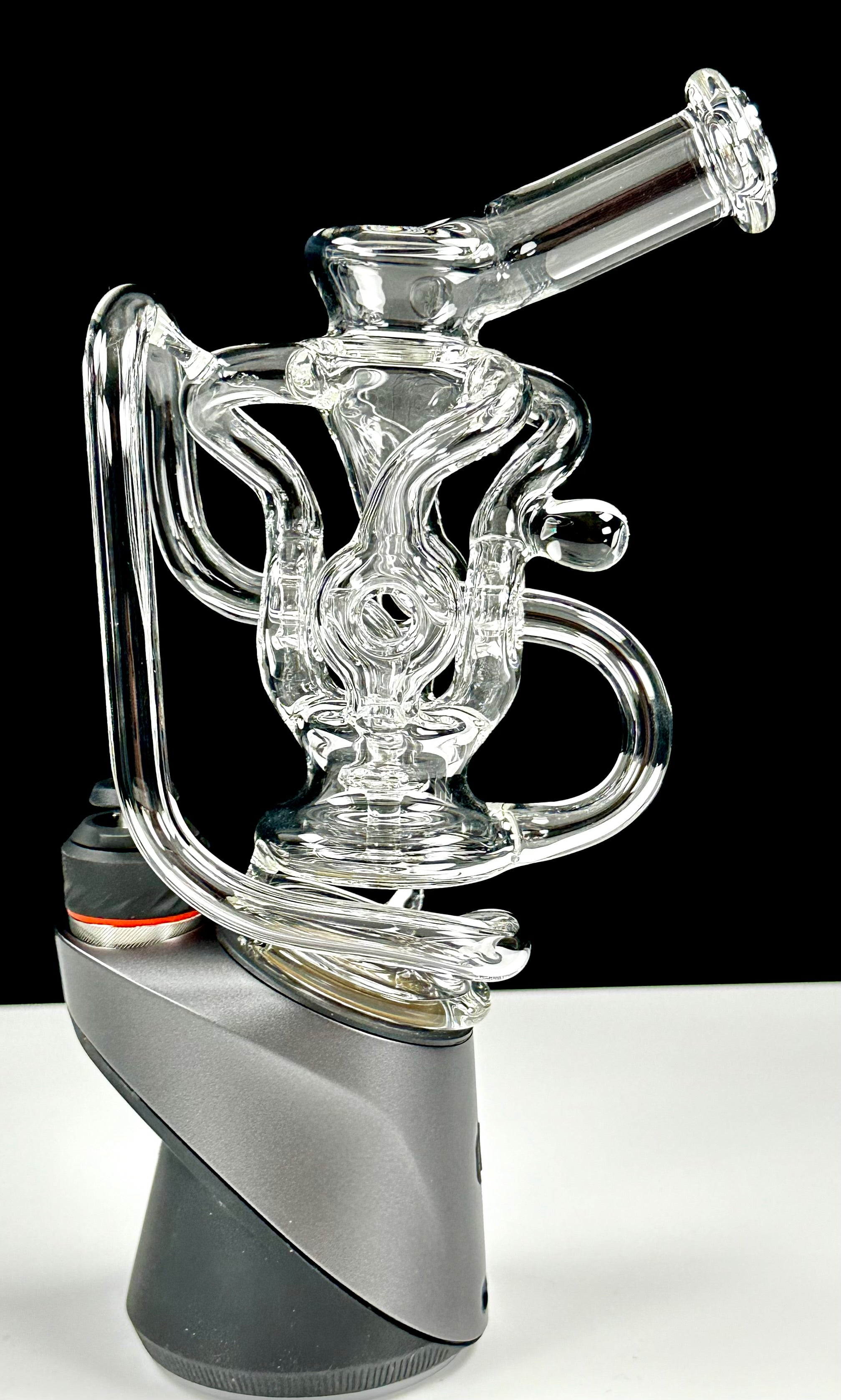 OTW Glass: Quad Donut Recycler Puffco Peak Top