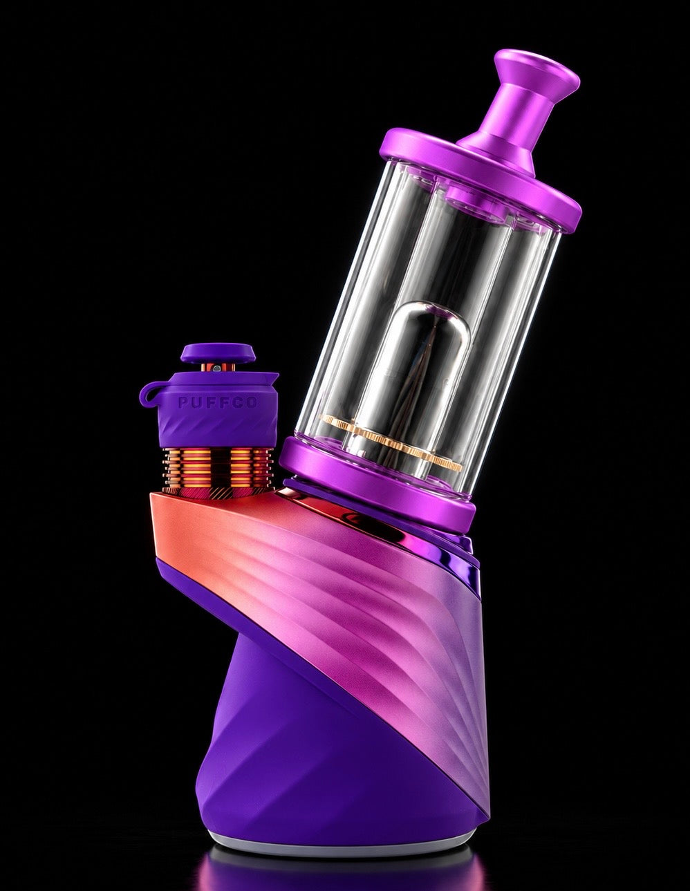 Madhatter Glassworks Purple Chuggler – Puffco Peak Bubbler Top