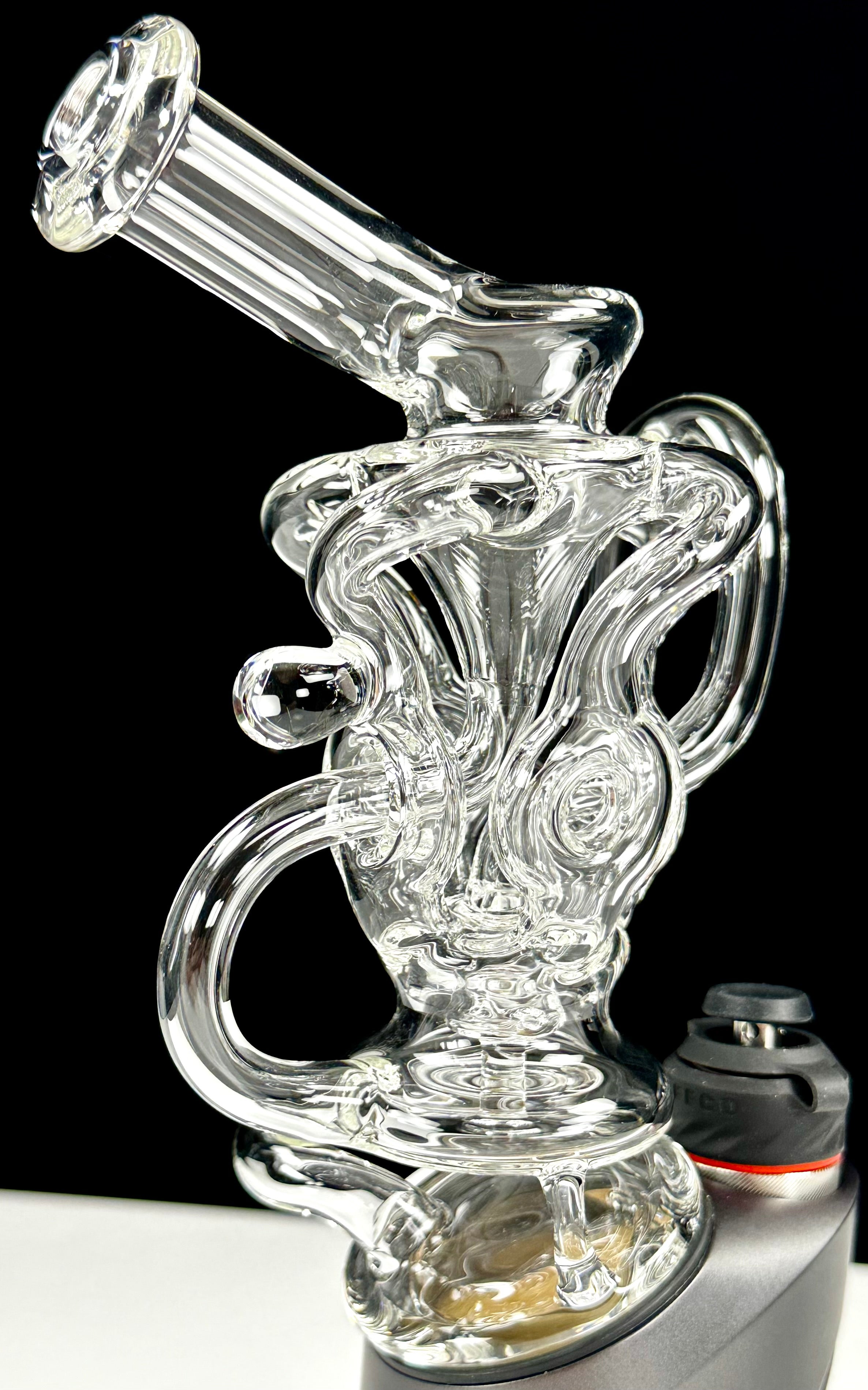 OTW Glass: Quad Donut Recycler Puffco Peak Top