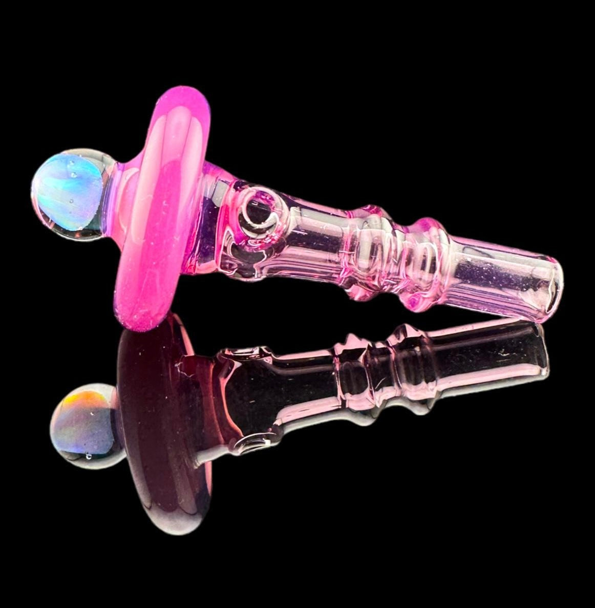 2Much Glass Royal Jelly Encased Opal Puffco Peak Pro 3DXL Joystick Cap