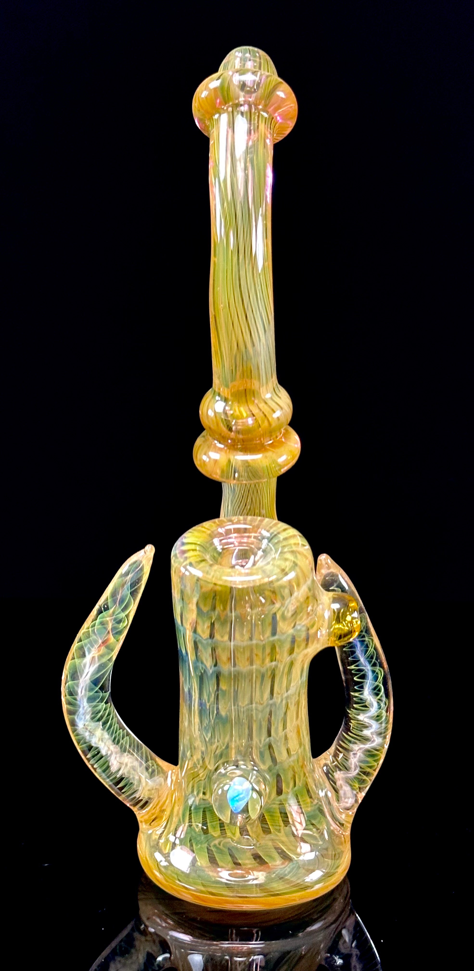 DZ Glass Fumed Wrap n Rake Bubbler