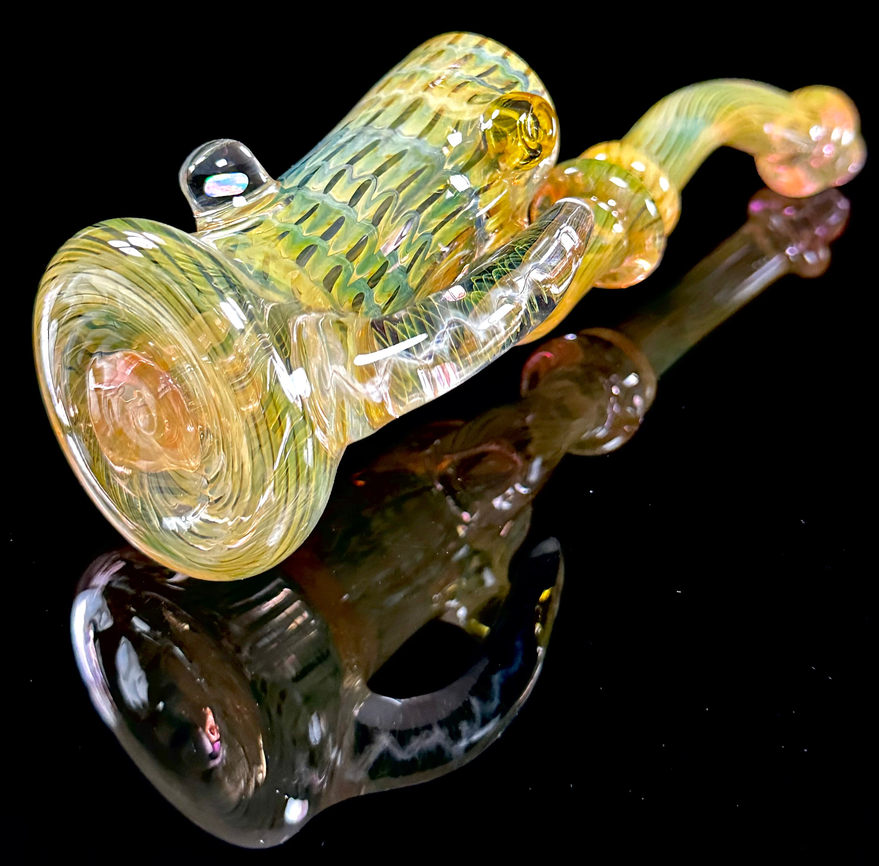 DZ Glass Fumed Wrap n Rake Bubbler