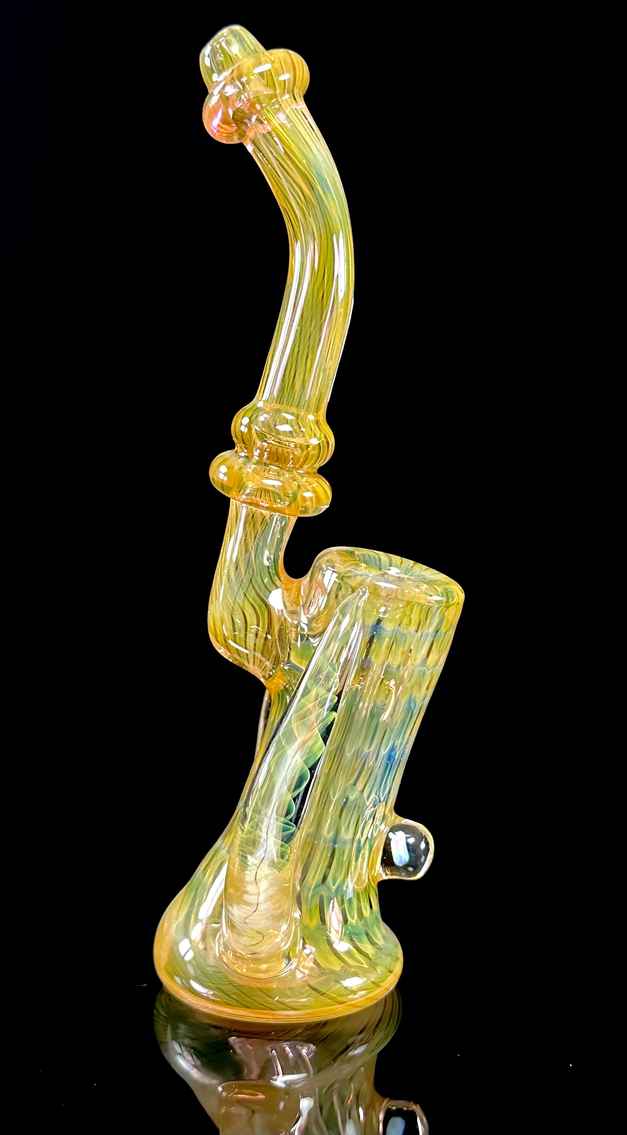 DZ Glass Fumed Wrap n Rake Bubbler
