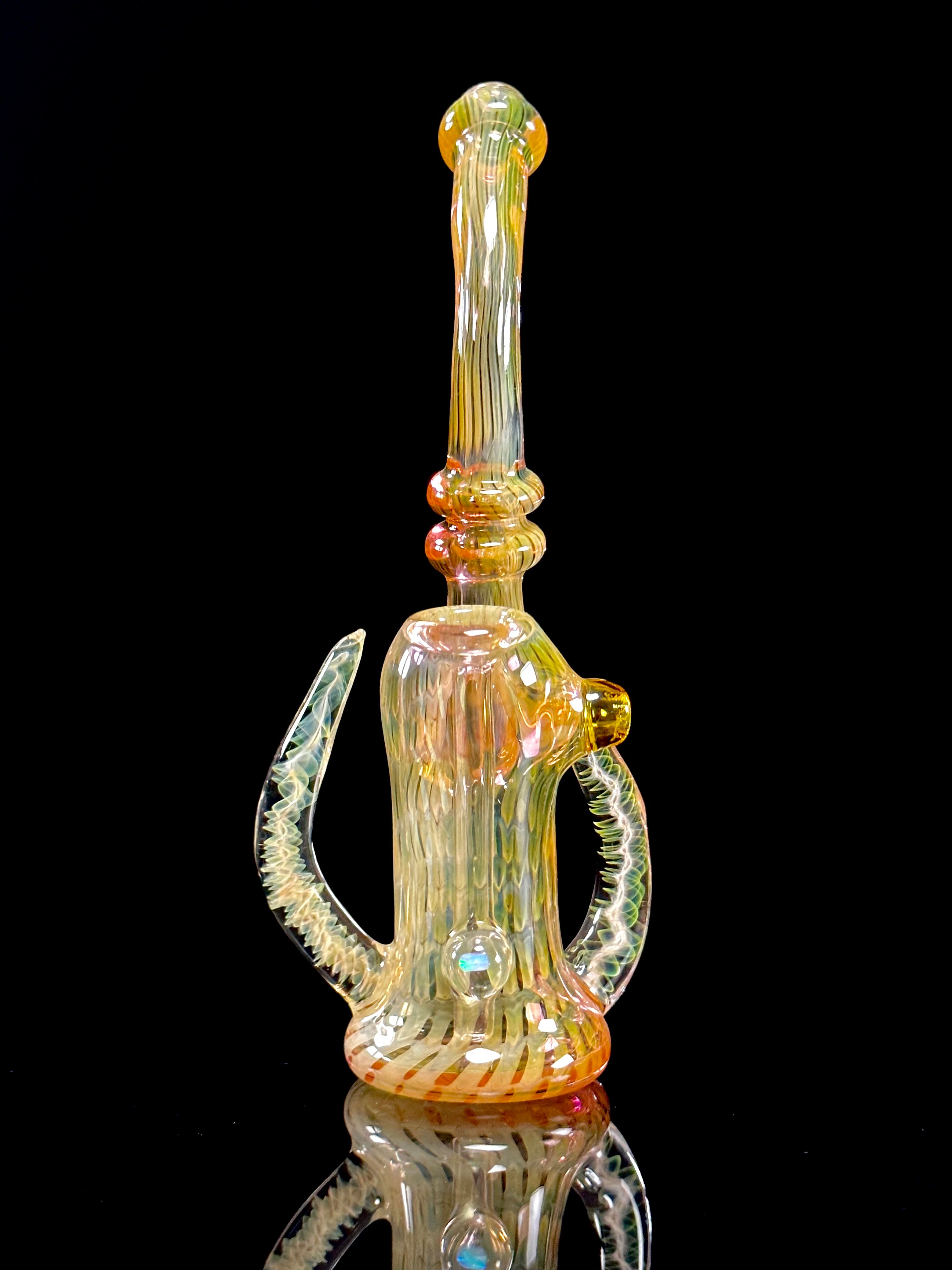 DZ Glass Fumed Wrap n Rake Bubbler