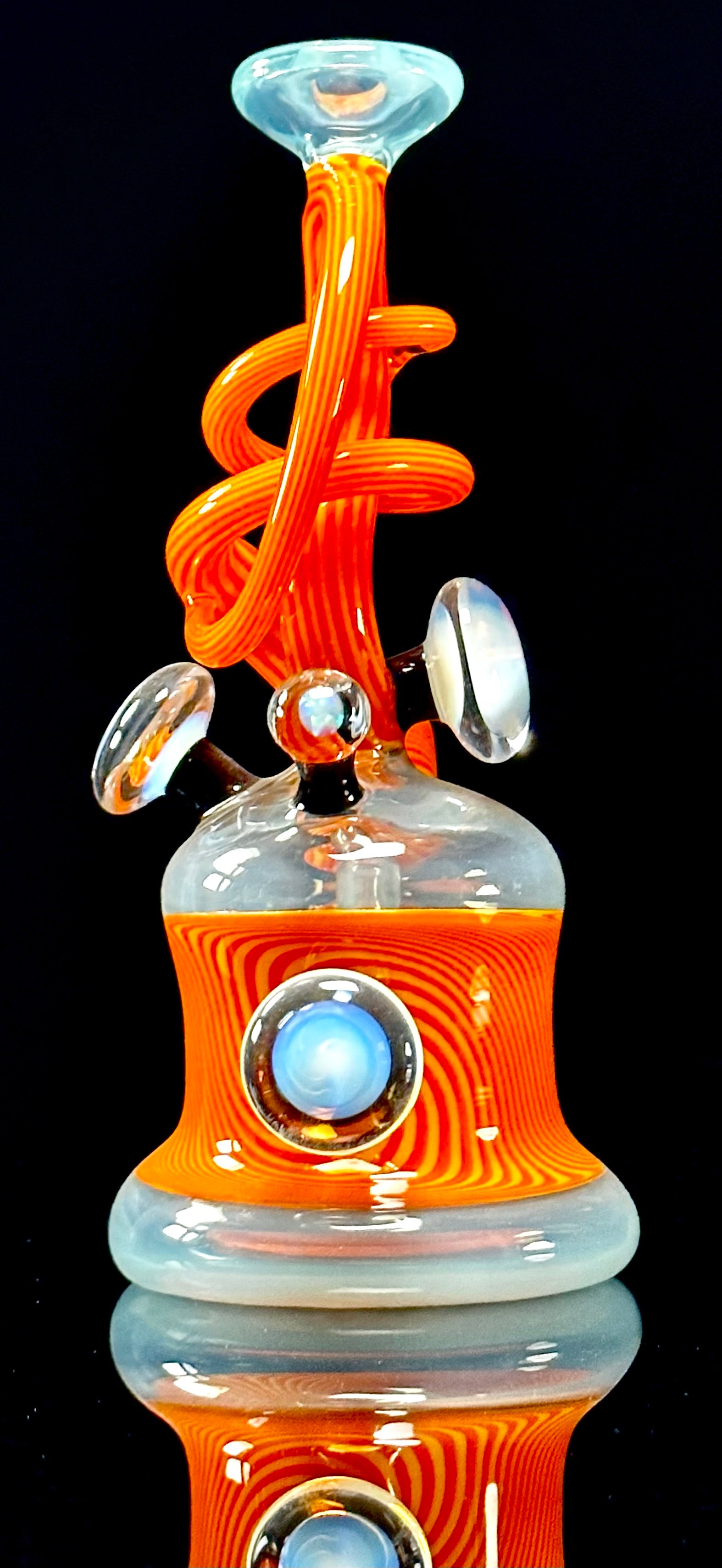 Cambria Glass Heavy Linework Swirl 10mm Rig