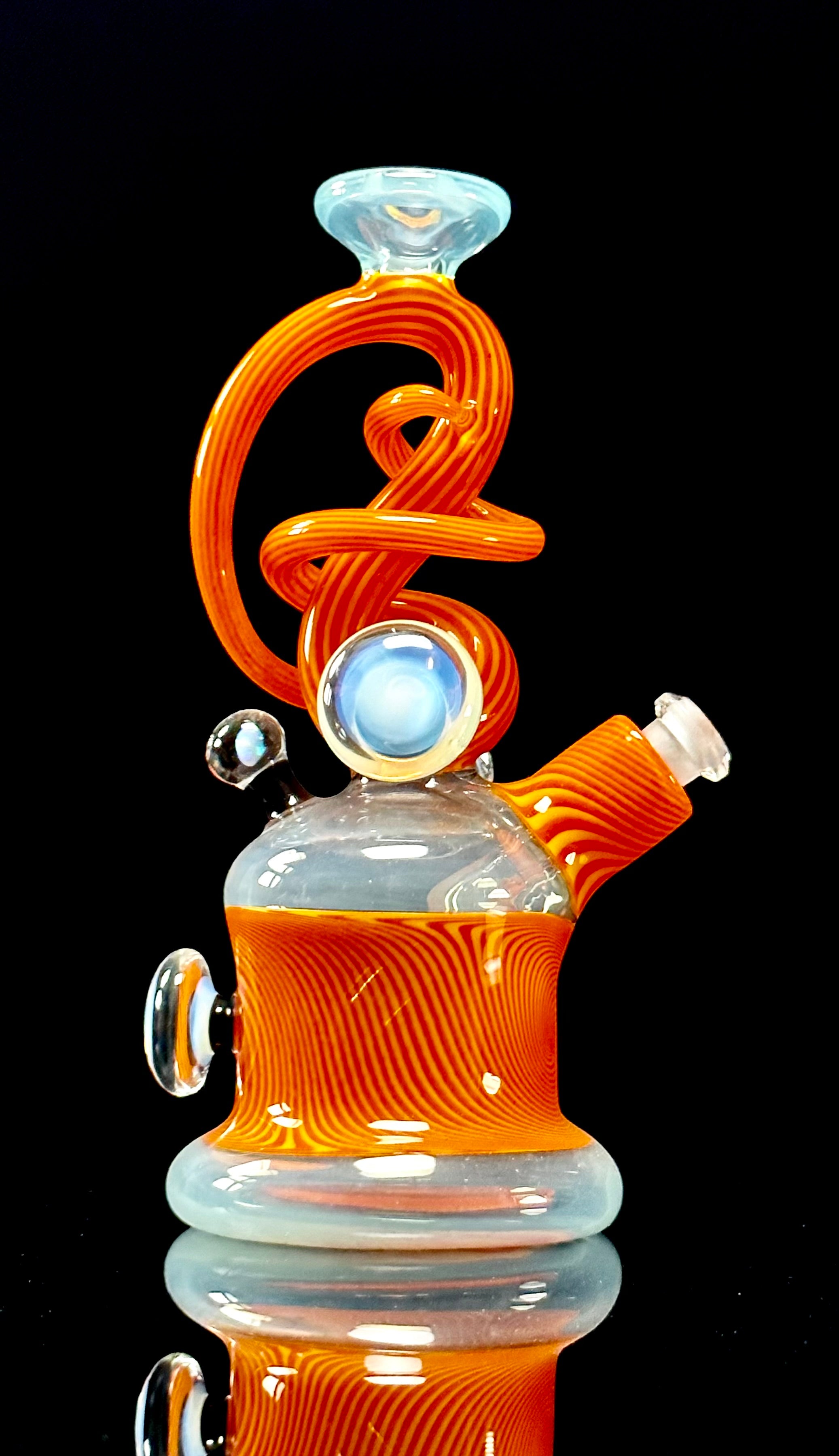 Cambria Glass Heavy Linework Swirl 10mm Rig