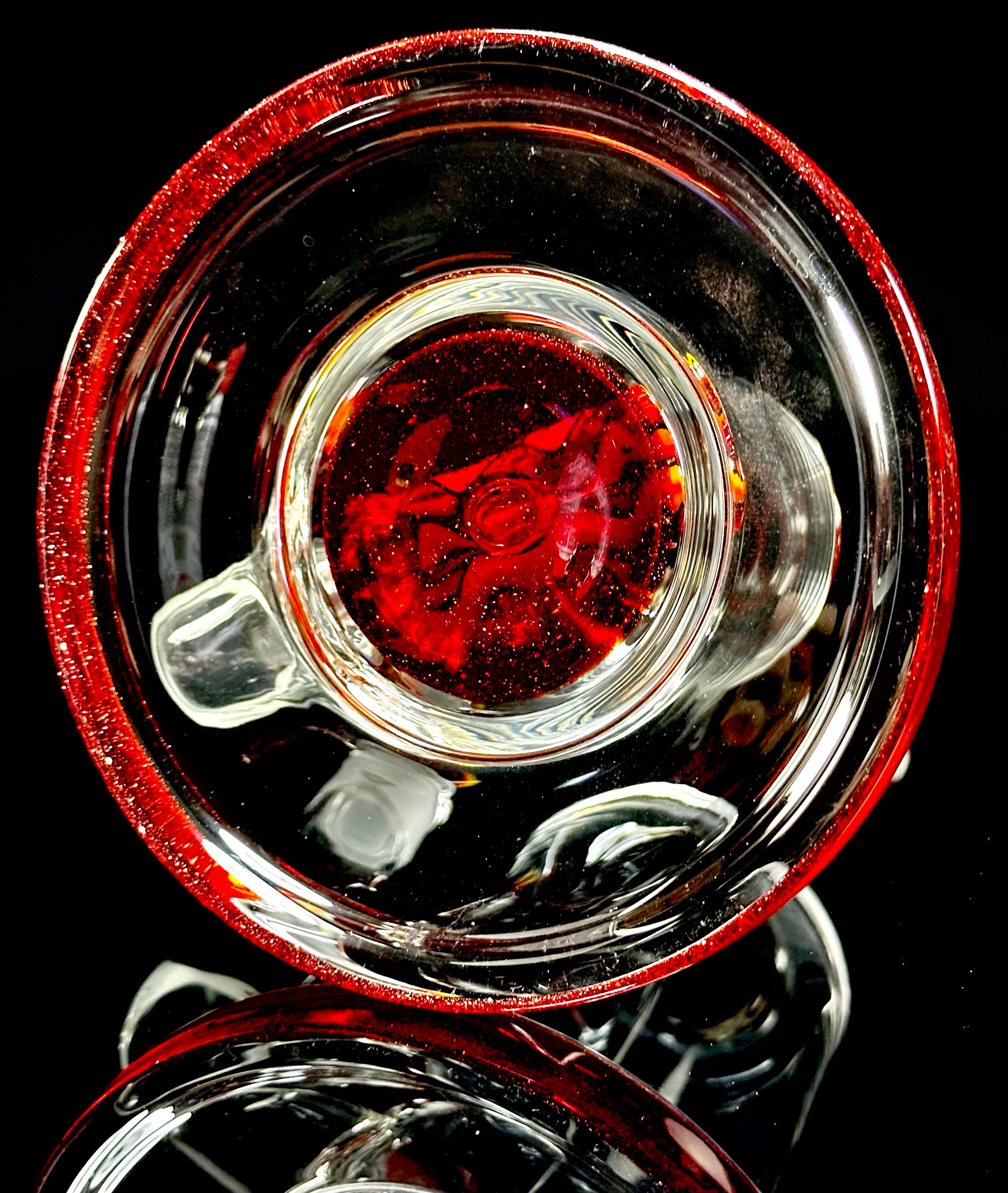 OJ Flame Red Blizzard Fire Wigwag w/ Red Blizzard Accents Double Grid 75mm can