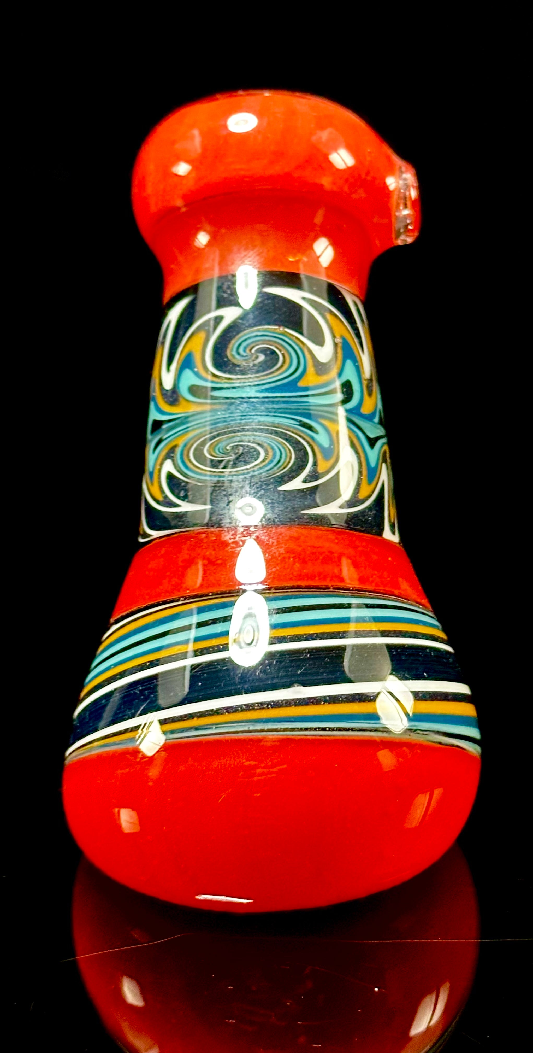 Jeff Green Red Wig Wag Hammer Bubbler