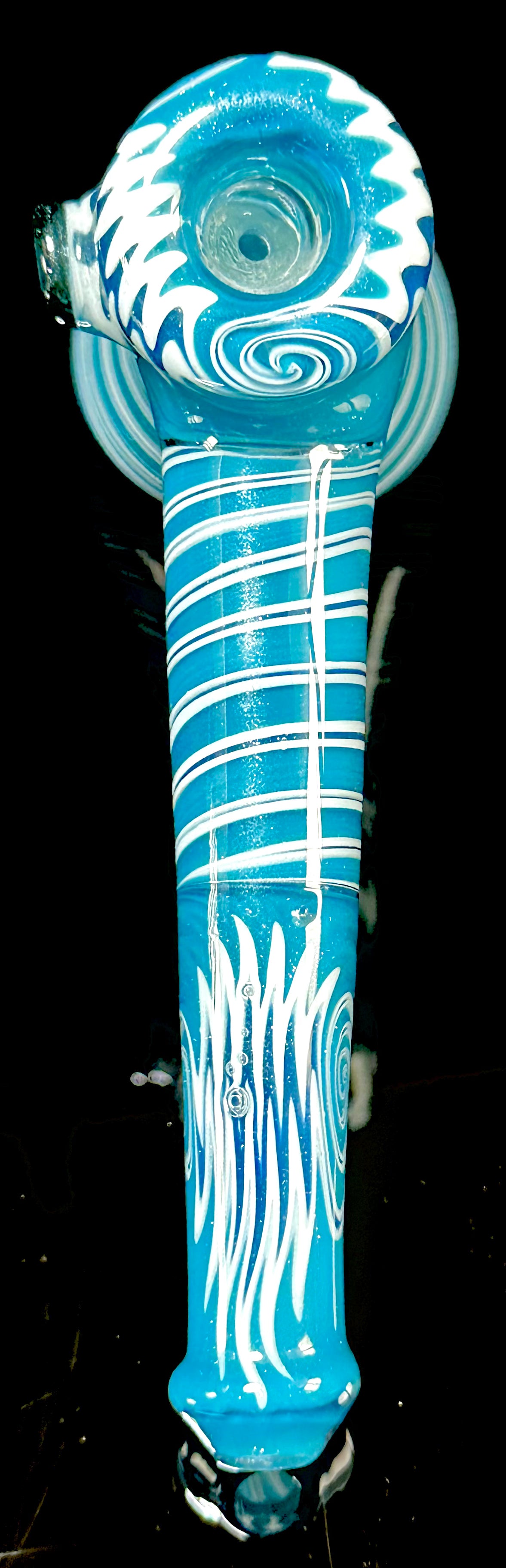 Jeff Green Blue Wig Wag Hammer Bubbler