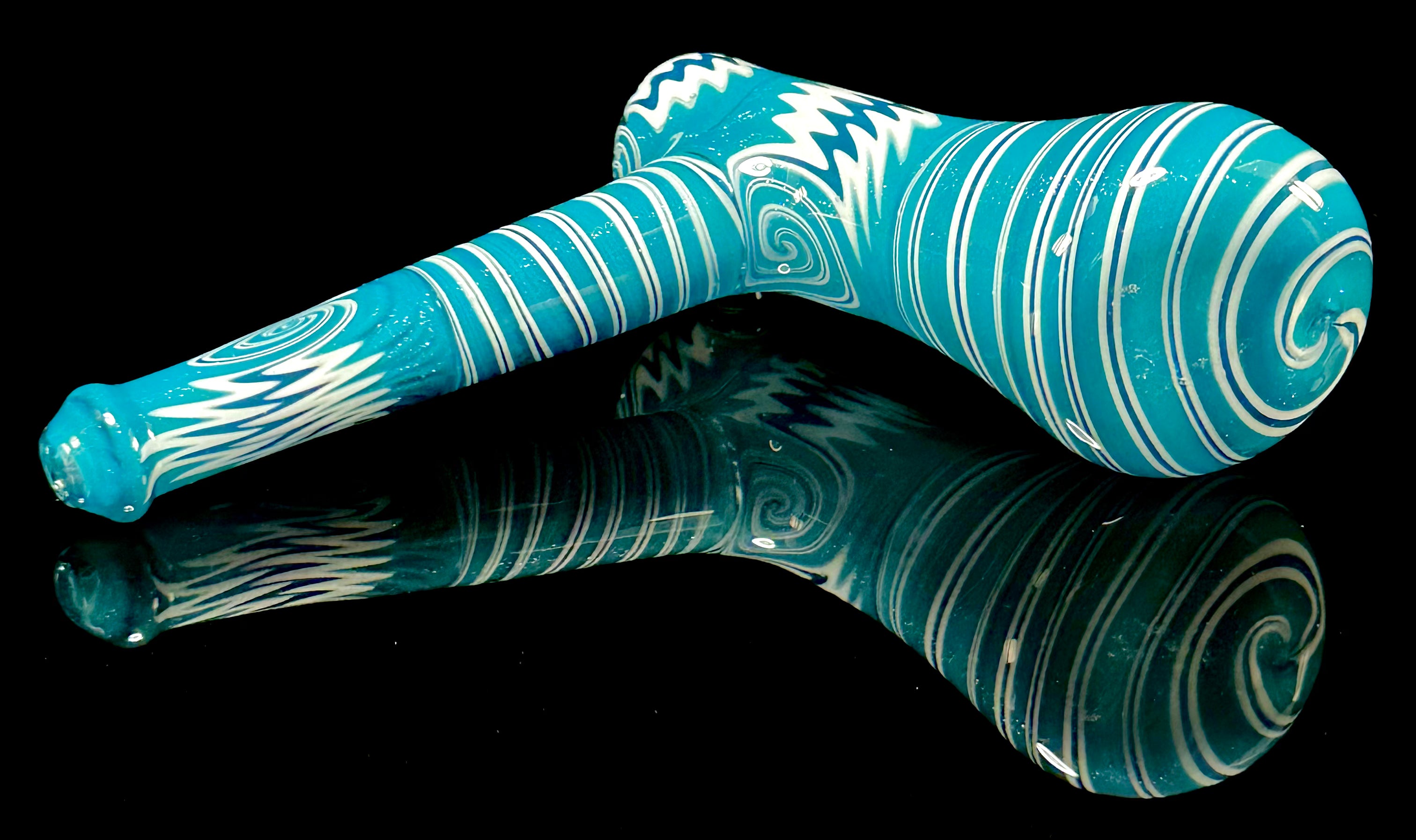 Jeff Green Blue Wig Wag Hammer Bubbler