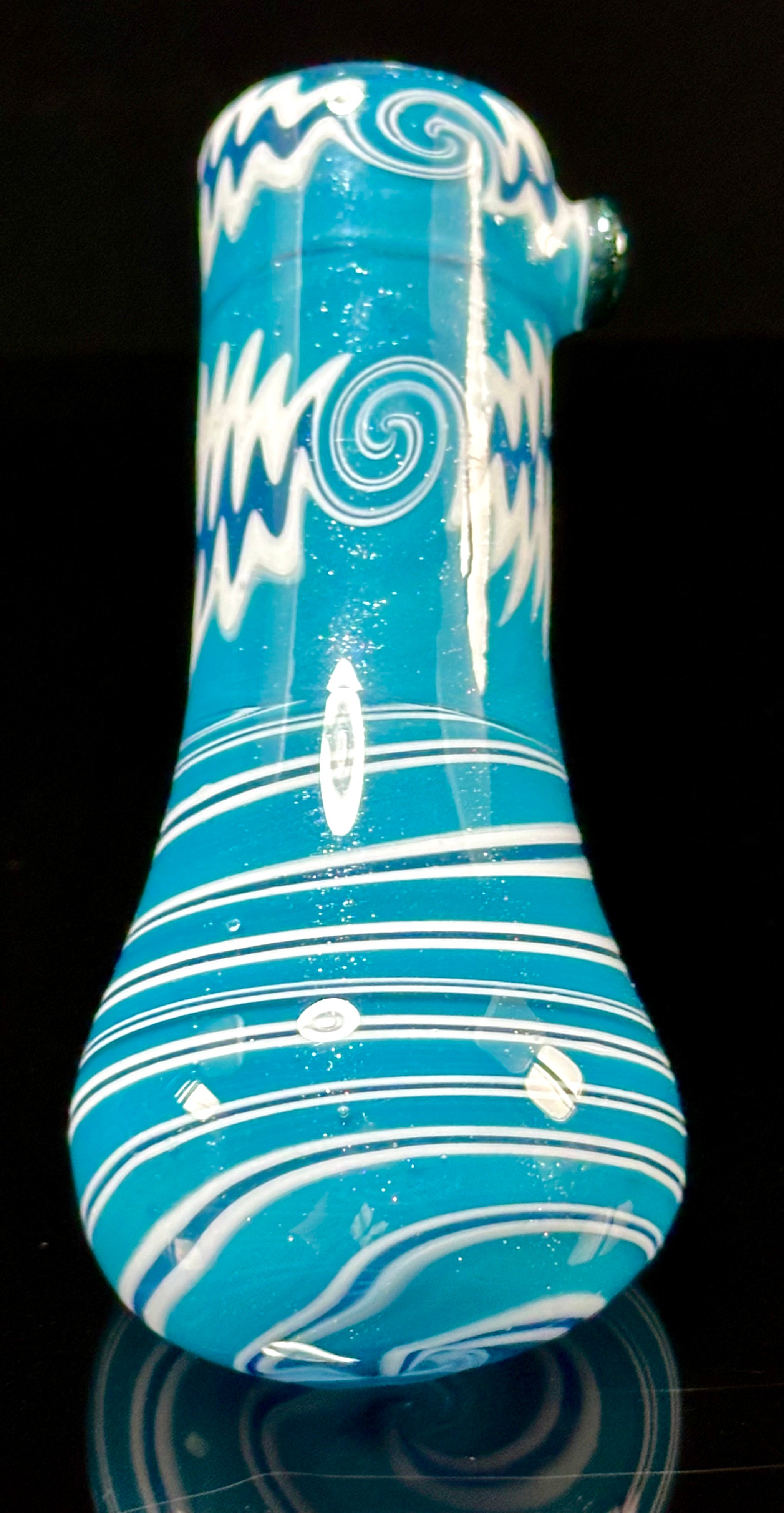 Jeff Green Blue Wig Wag Hammer Bubbler