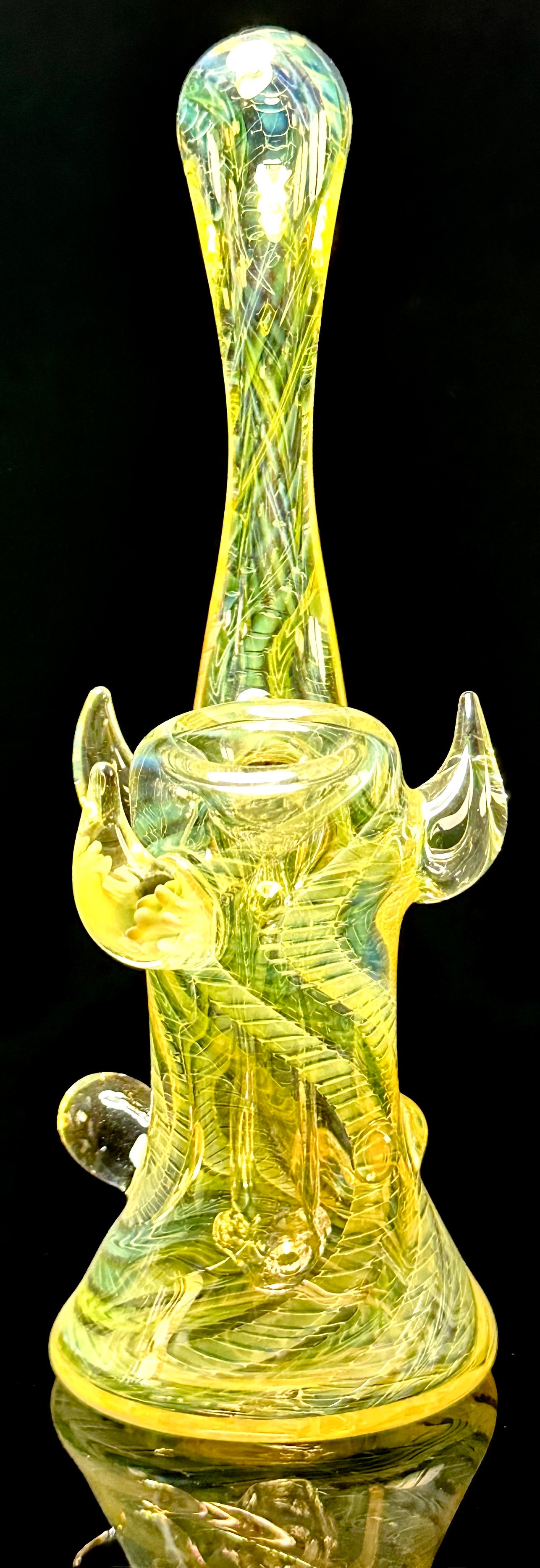 StressLess Glass Fully Fumed Bubbler Large
