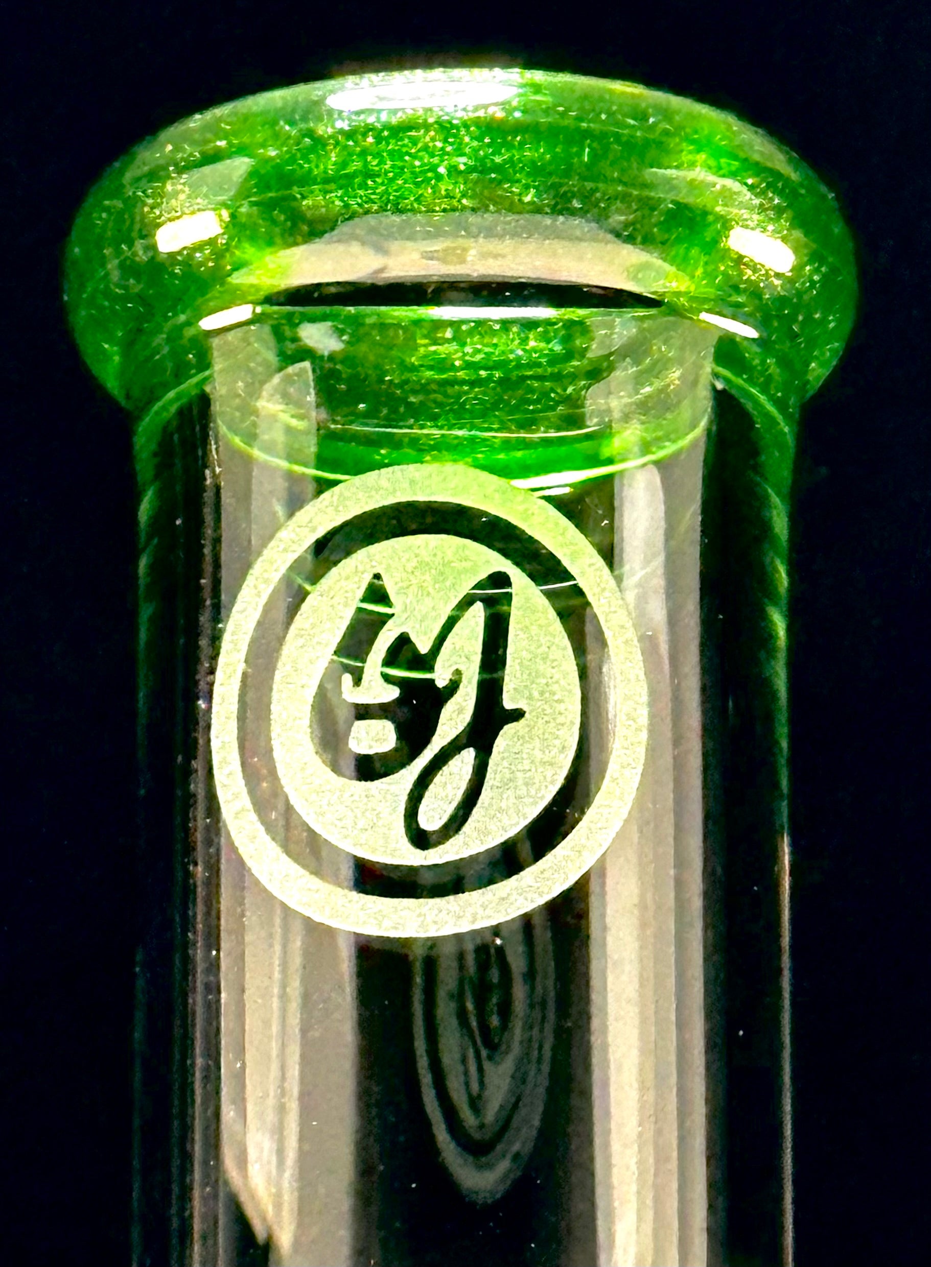 OJ Flame Green Stardust 4-Arm 44mm Tube