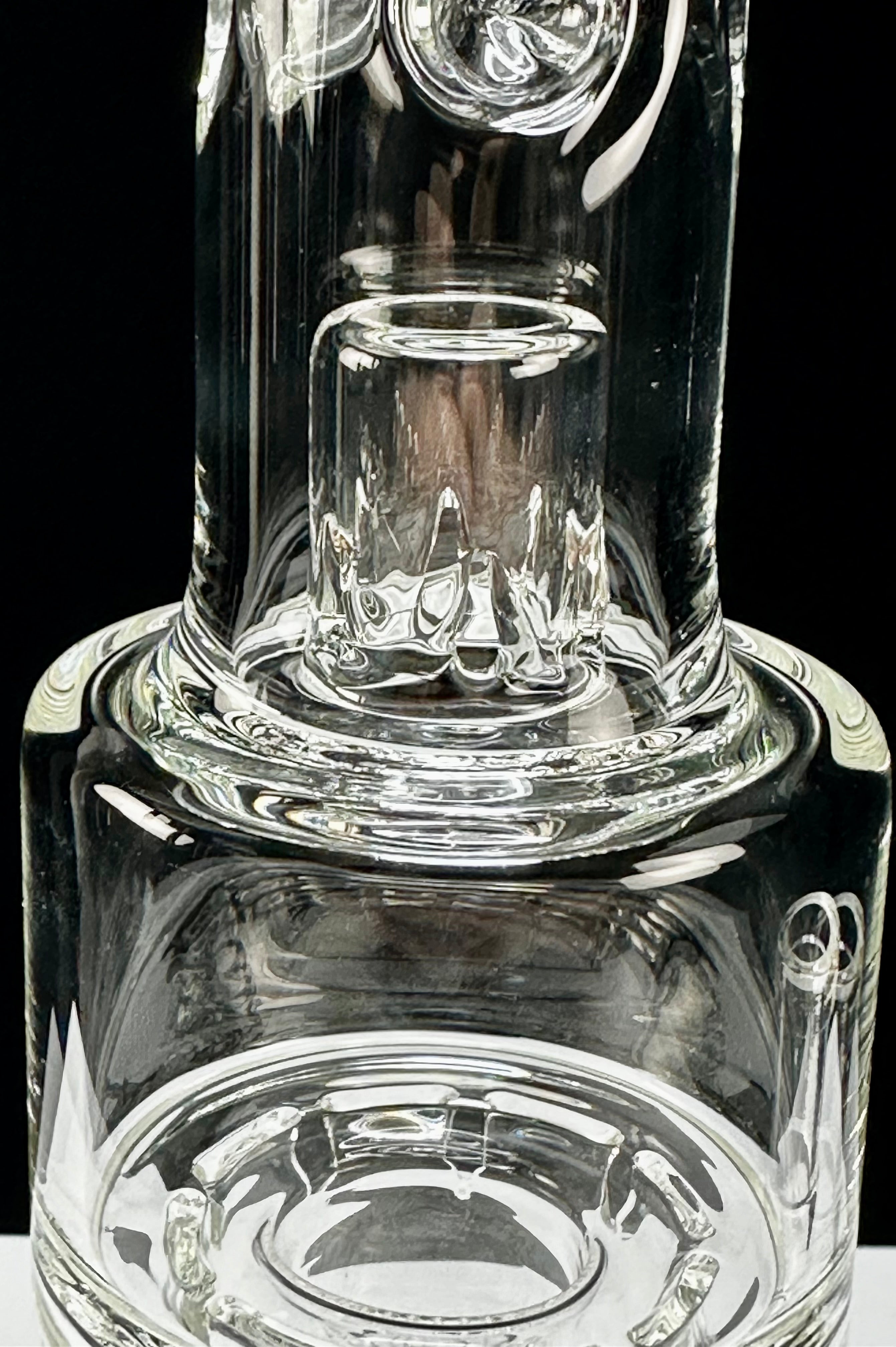 LIMITLESS GLASS DOUBLE SHOWERHEAD FLOWER TUBE