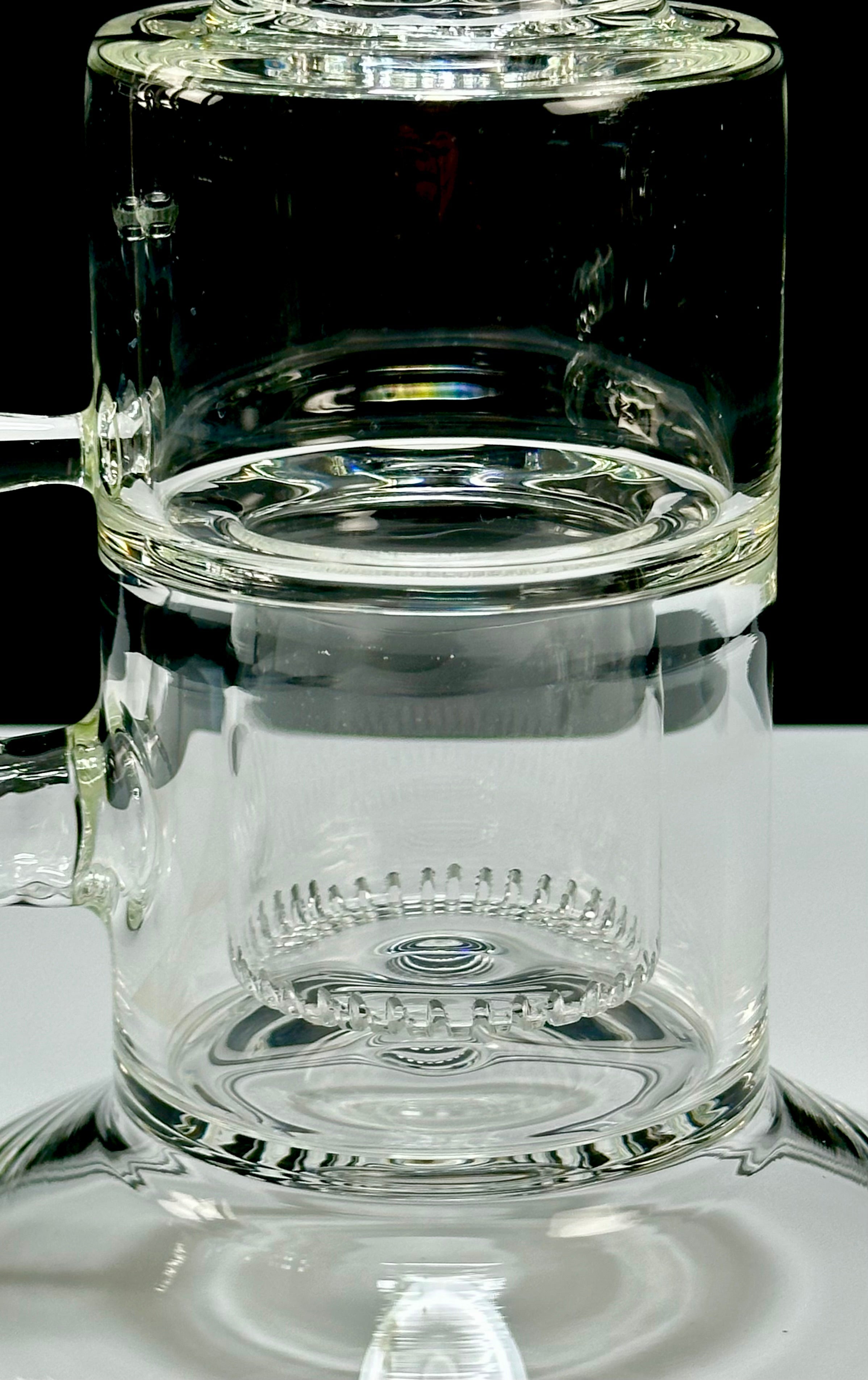LIMITLESS GLASS SINGLE SHOWERHEAD FLOWER TUBE